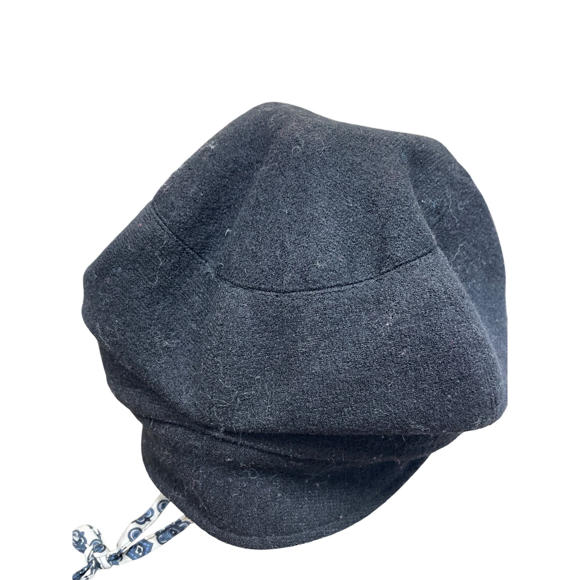 Other Wallaroo Devon Womans Black Wool Newsboy Fiddler lined cap h Size ONE SIZE - 3 Thumbnail