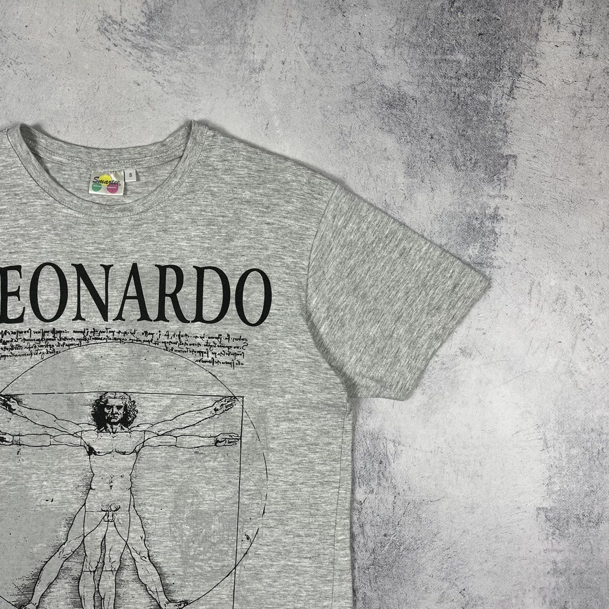 Vintage Vintage Leonardo Da Vinci art rare tee 90’s Size US S / EU 44-46 / 1 - 3 Thumbnail