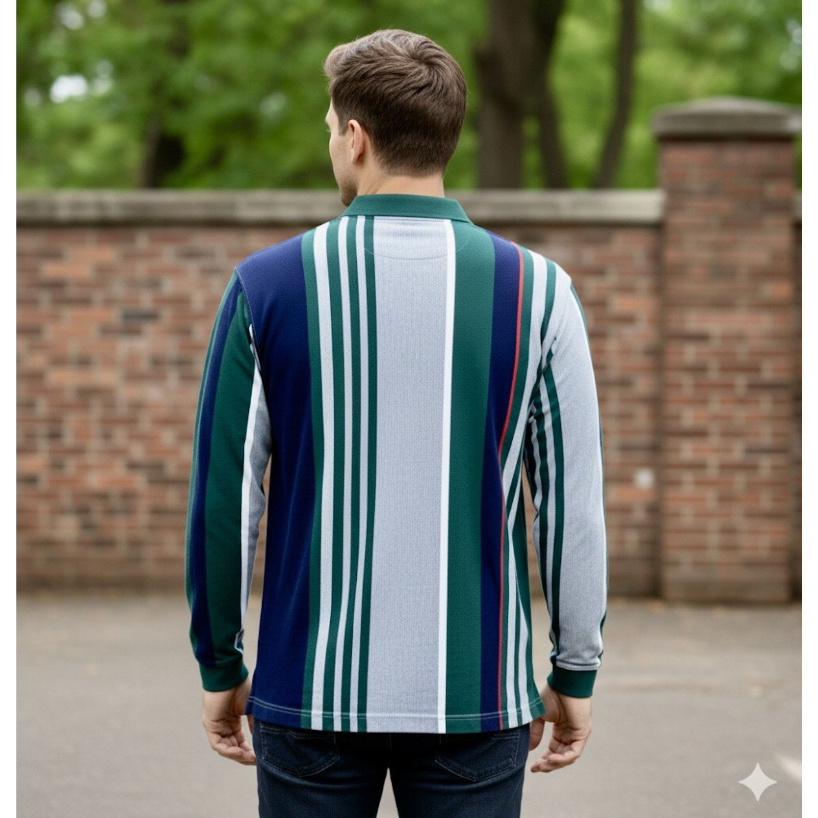 Other Vintage Knights of the Round Table Men’s Polo Rugby LS L Size US L / EU 52-54 / 3 - 2 Thumbnail