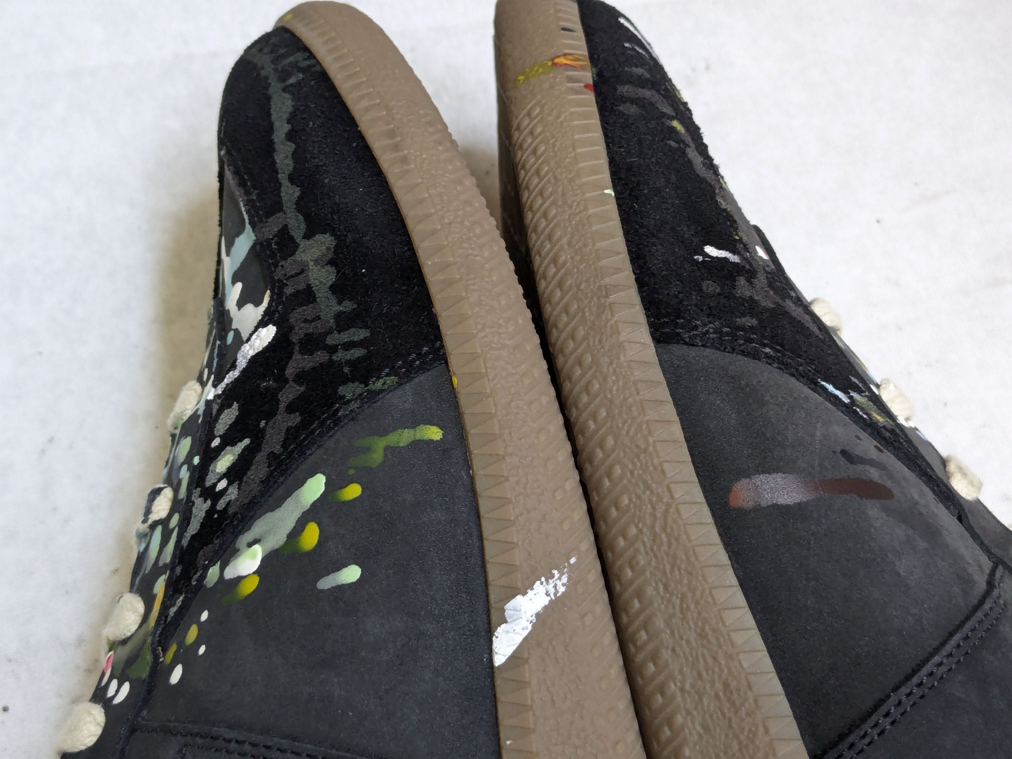 Maison Margiela Maison Margiela Replica GAT Paint Splatter Black 10.5 43.5 Size US 10.5 / EU 43-44 - 9 Thumbnail