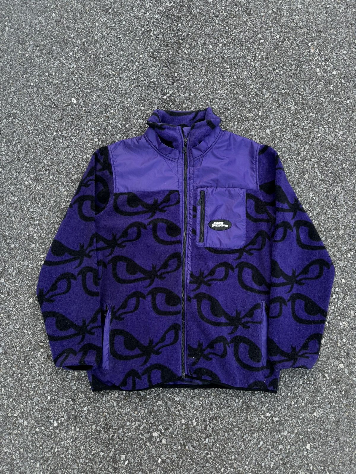 Japanese Brand × No Fear × Vintage No Fear zip polar jacket sherpa logo vintage rap skate y2k Size US XL / EU 56 / 4 - 1 Thumbnail