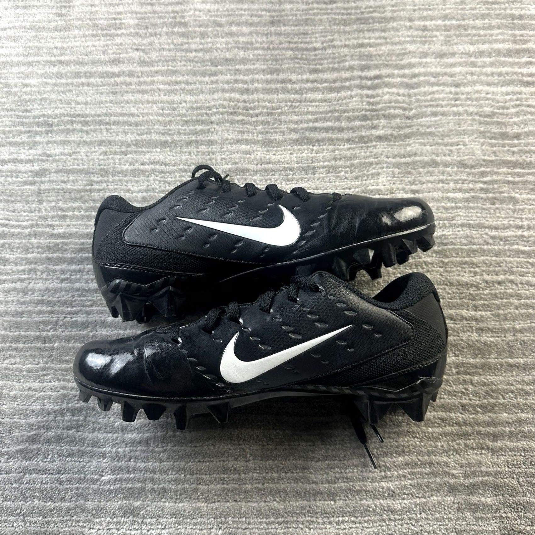 Nike Nike Vapor Untouchable Speed 3 Varsity TD Football Cleats Mens Size 8 Black Size US 8 / EU 41 - 2 Thumbnail