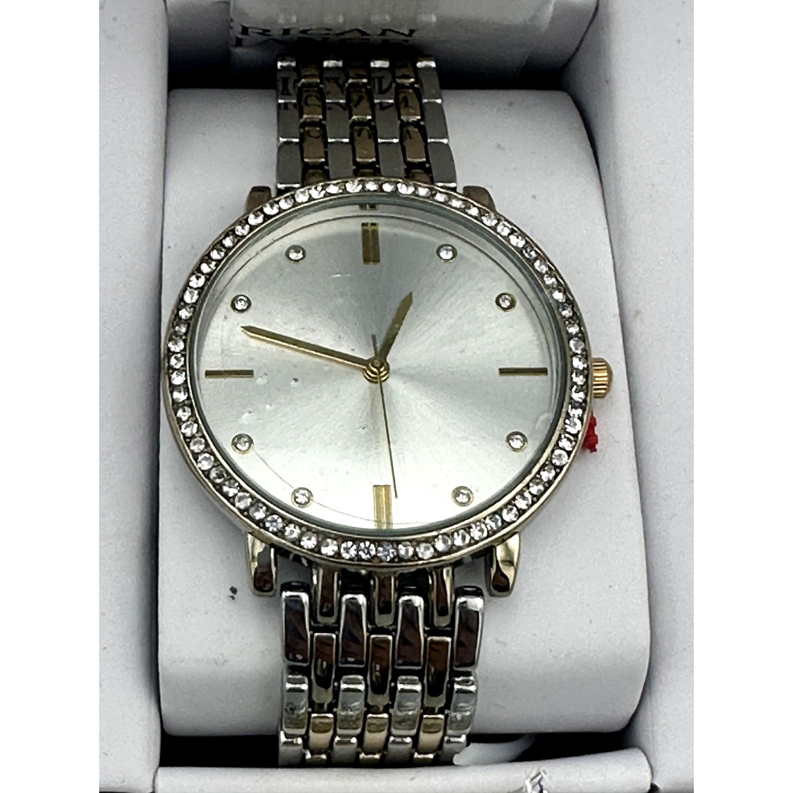 Other American Exchange Women’s Gold-Tone Watch w/Rhinestone Bezel Size ONE SIZE - 1 Thumbnail