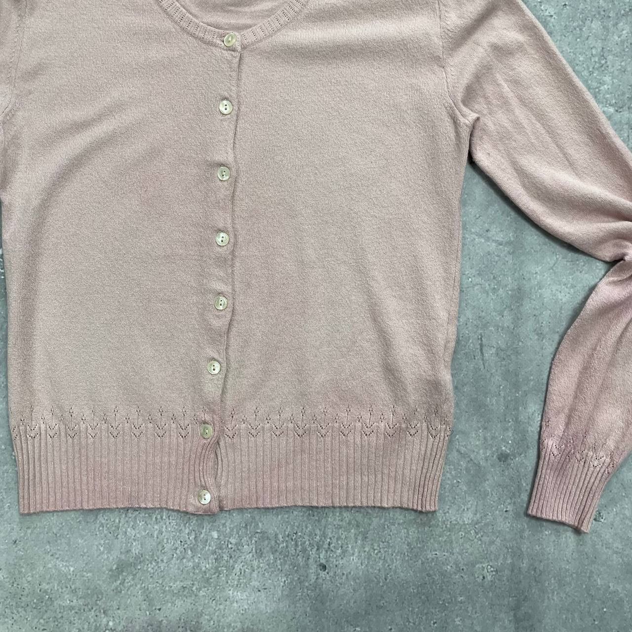 Designer × Dolce & Gabbana Vintage Dolce & Gabbana Button-Up Cardigan Women’s Pink Size S / US 4 / IT 40 - 12 Thumbnail