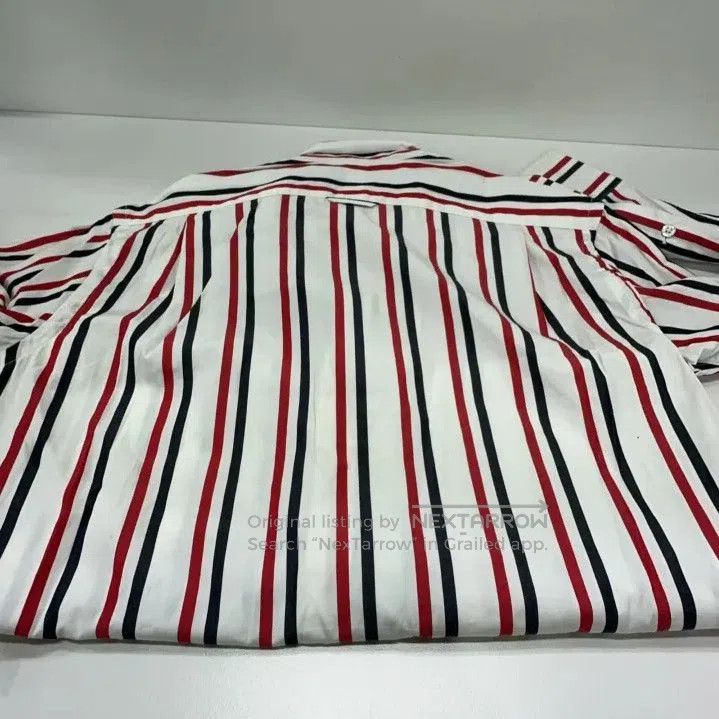 Thom Browne Thom Browne Striped Long Sleeve Casual Shirt. Size US XS / EU 42 / 0 - 5 Thumbnail