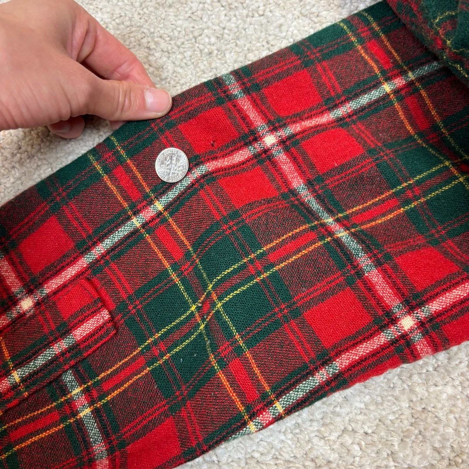 Vintage × Woolrich Woolen Mills Vintage 70s 80s Woolrich Wool Flannel Button Up Shirt Mens S Size US S / EU 44-46 / 1 - 8 Thumbnail