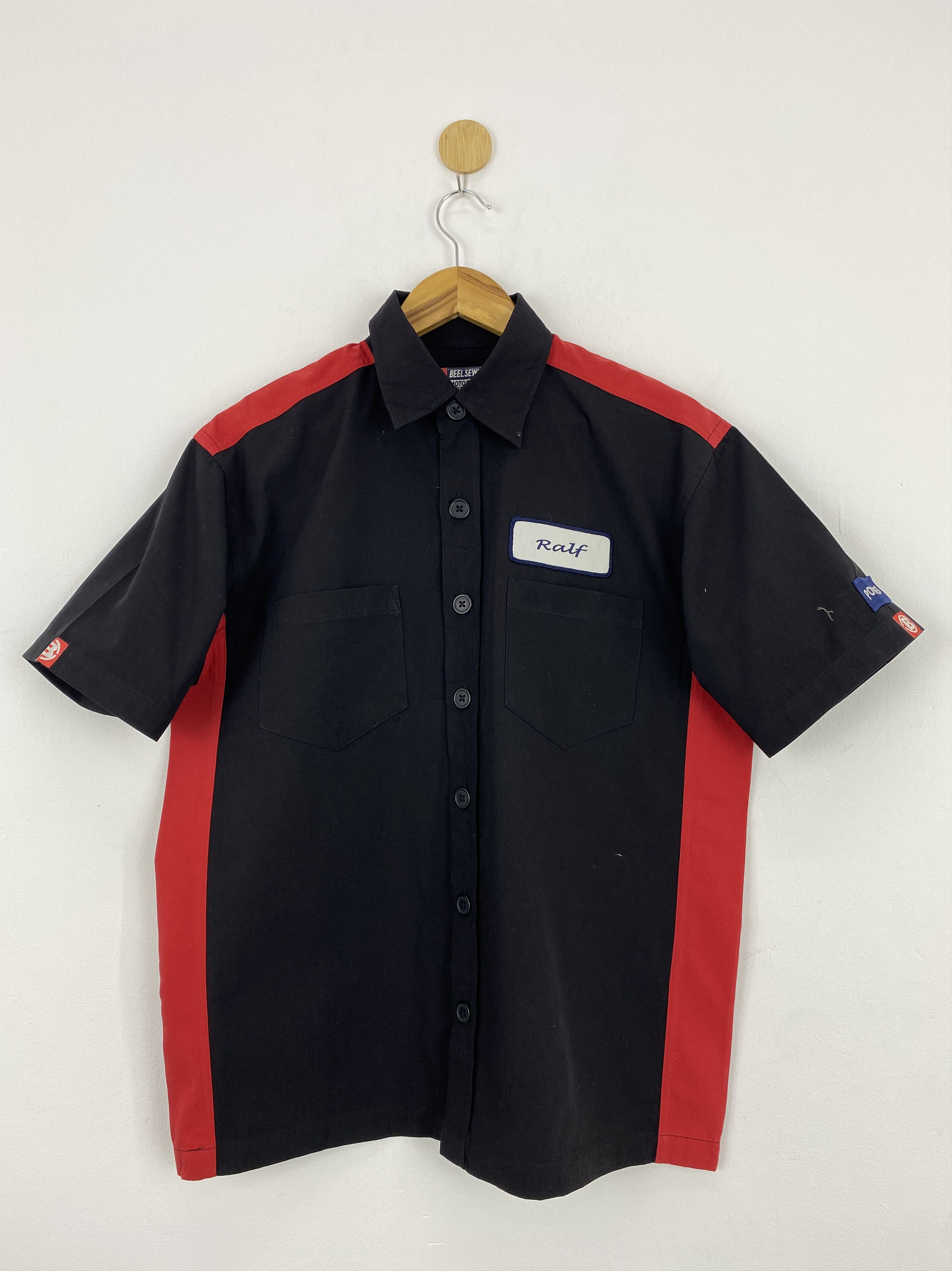 Japanese Brand × Vintage Vintage Beel Sewhere Racing Shirt Button Up Jacket J1784 Size US M / EU 48-50 / 2 - 1 Thumbnail
