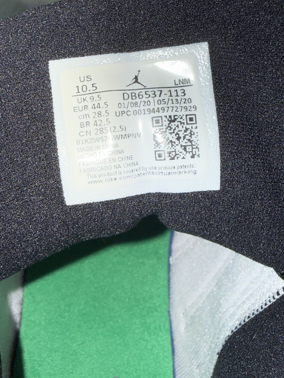 Jordan Brand Air Jordan 13 Retro ‘ White Lucky Green ‘ Size US 10.5 / EU 43-44 - 5 Thumbnail