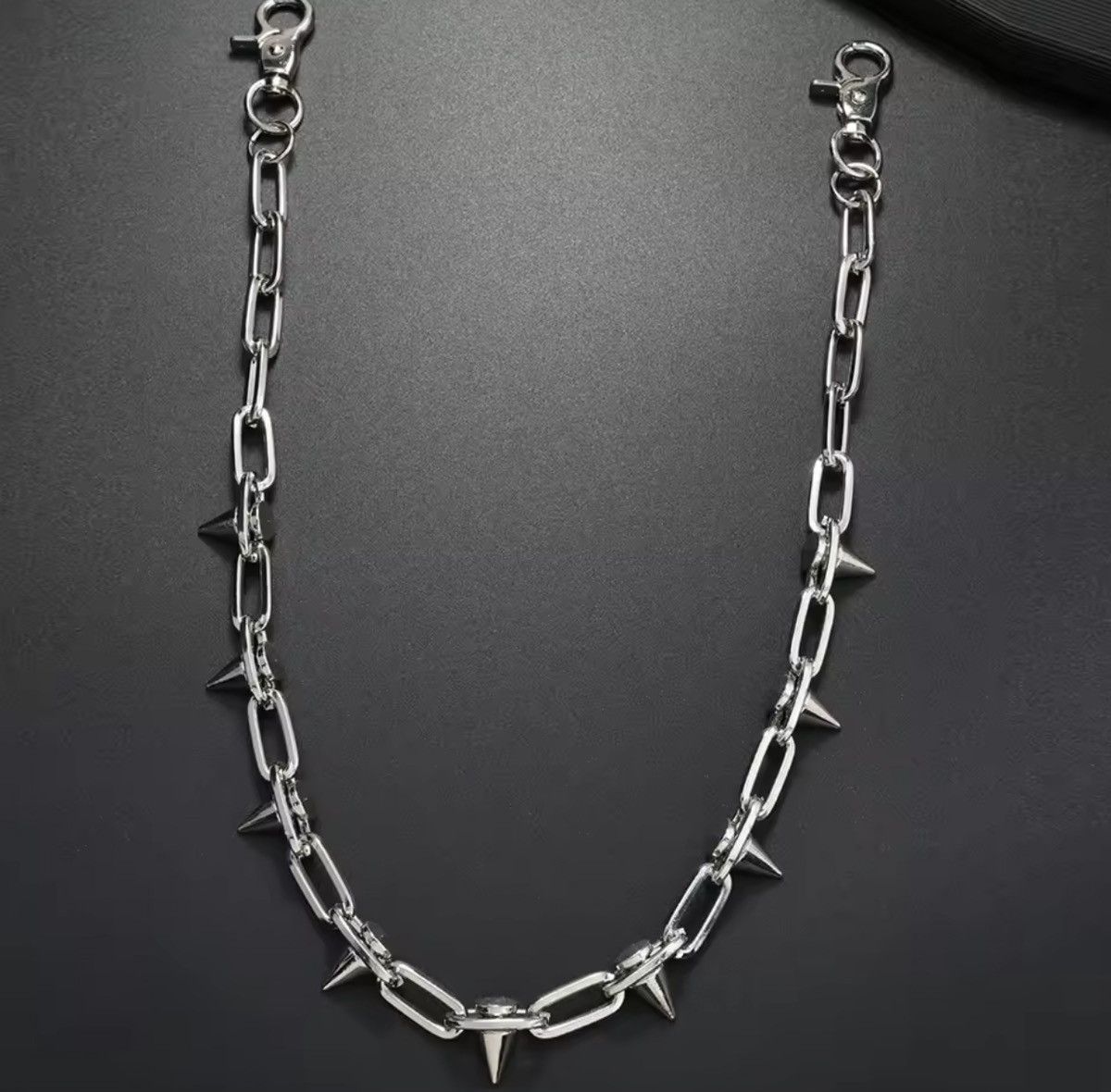Jewelry Metal Spike Wallet chain Size ONE SIZE - 4 Thumbnail