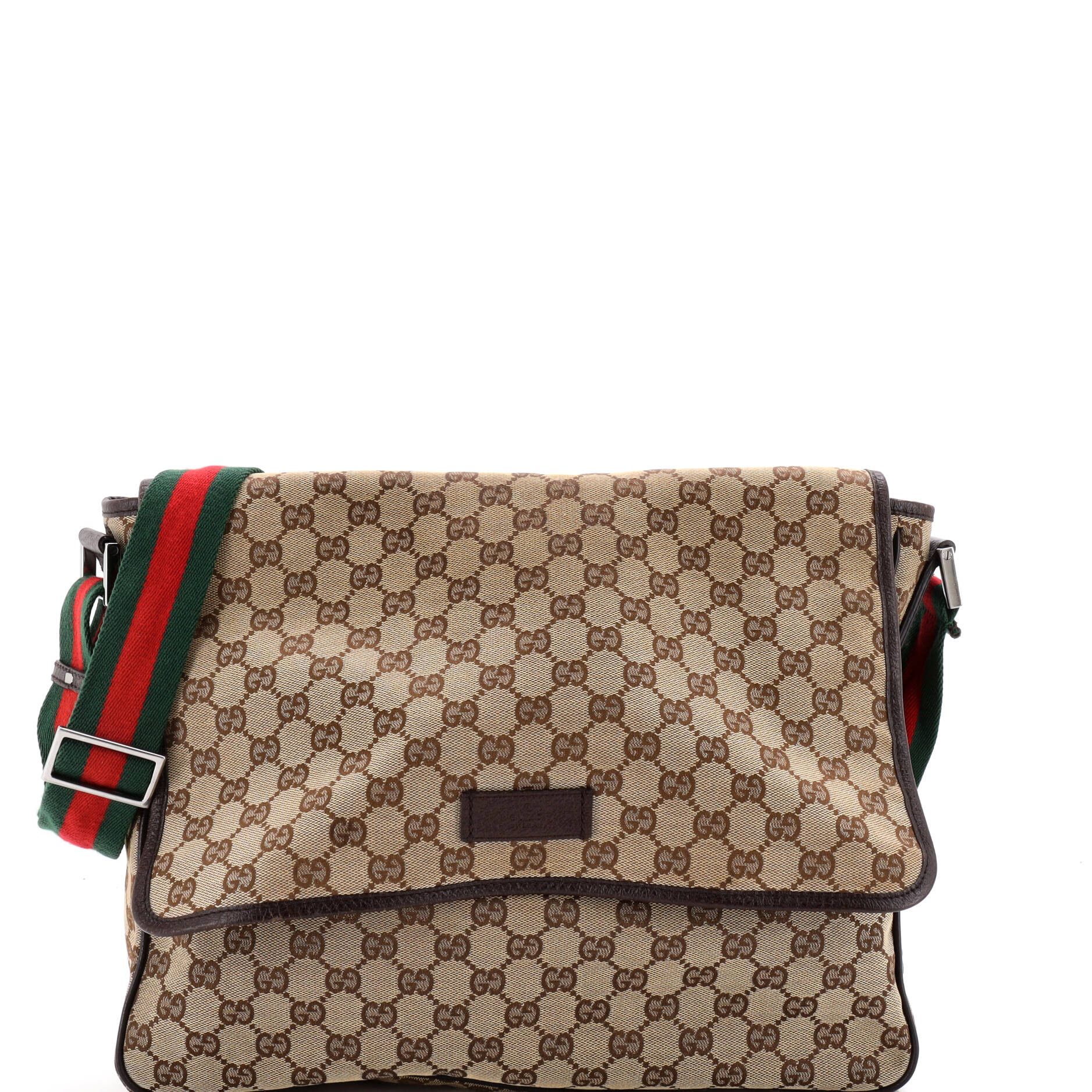 Gucci Web Strap Flap Messenger Size ONE SIZE - 1 Thumbnail