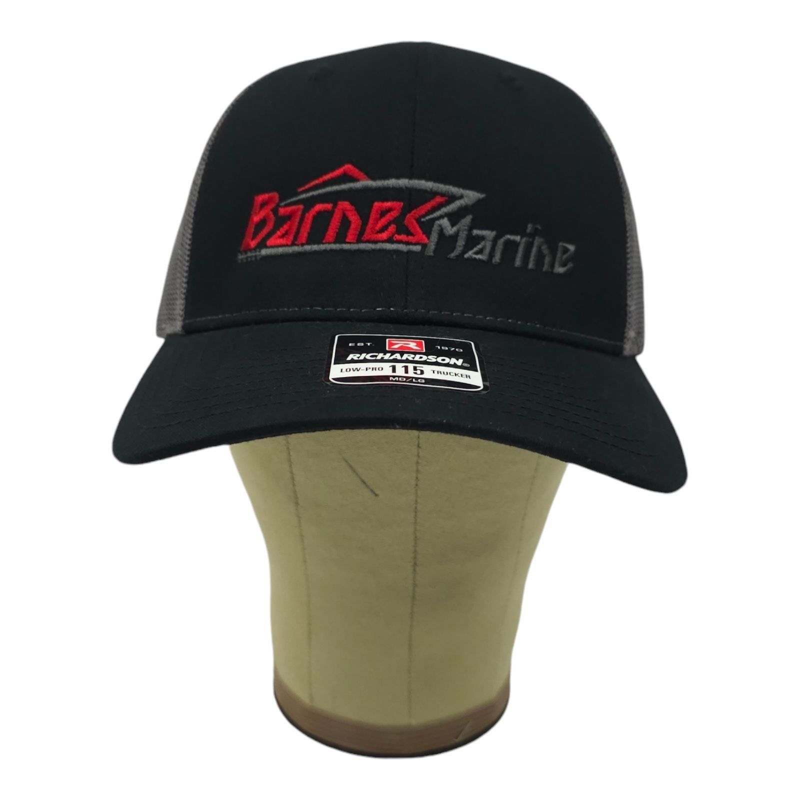 Richardson Barnes Marine Embroidered Logo Mesh Snapback Cap Boating Hat Size ONE SIZE - 9 Thumbnail