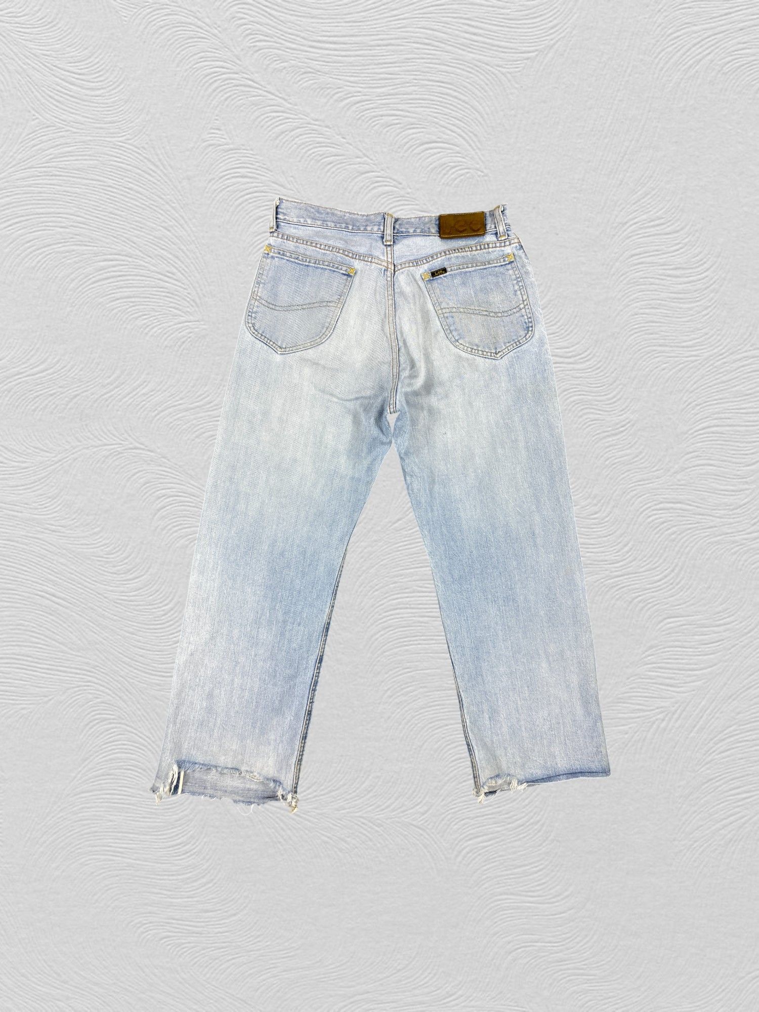 Japanese Brand Redline Light Blue Wash Lee Rider 30x26.5 Denim -JN1335 Size US 30 / EU 46 - 2 Thumbnail