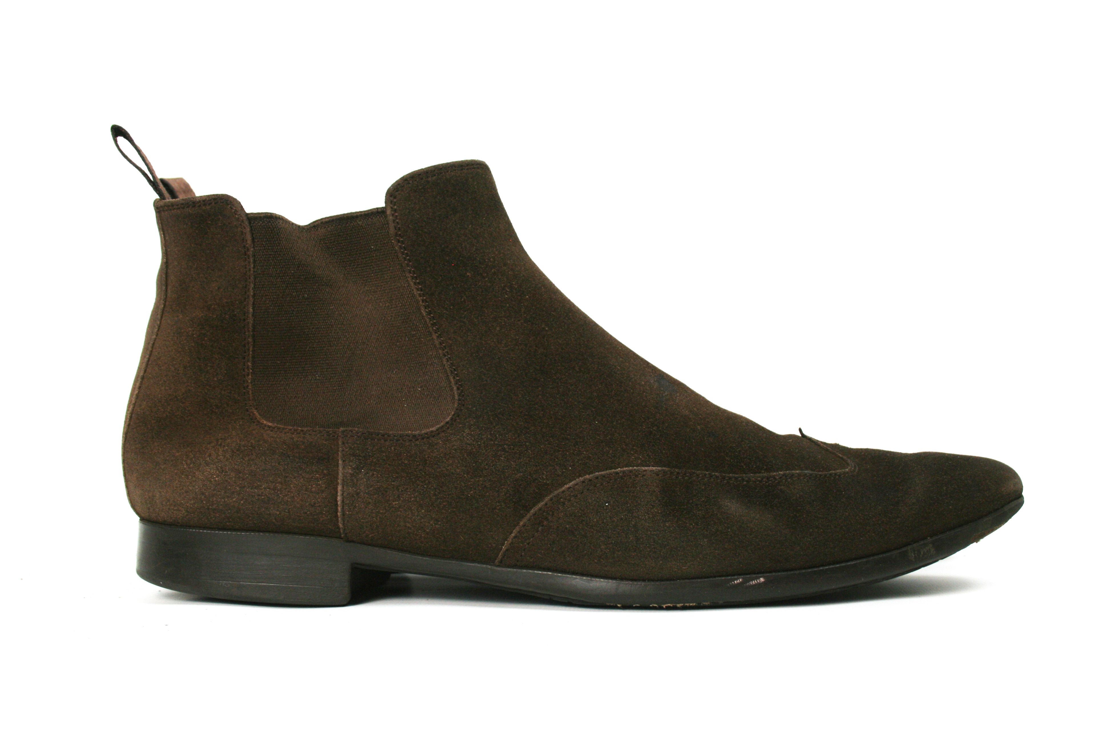 Santoni Suede Chelsea Boots Size US 9.5 / EU 42-43 - 3 Thumbnail
