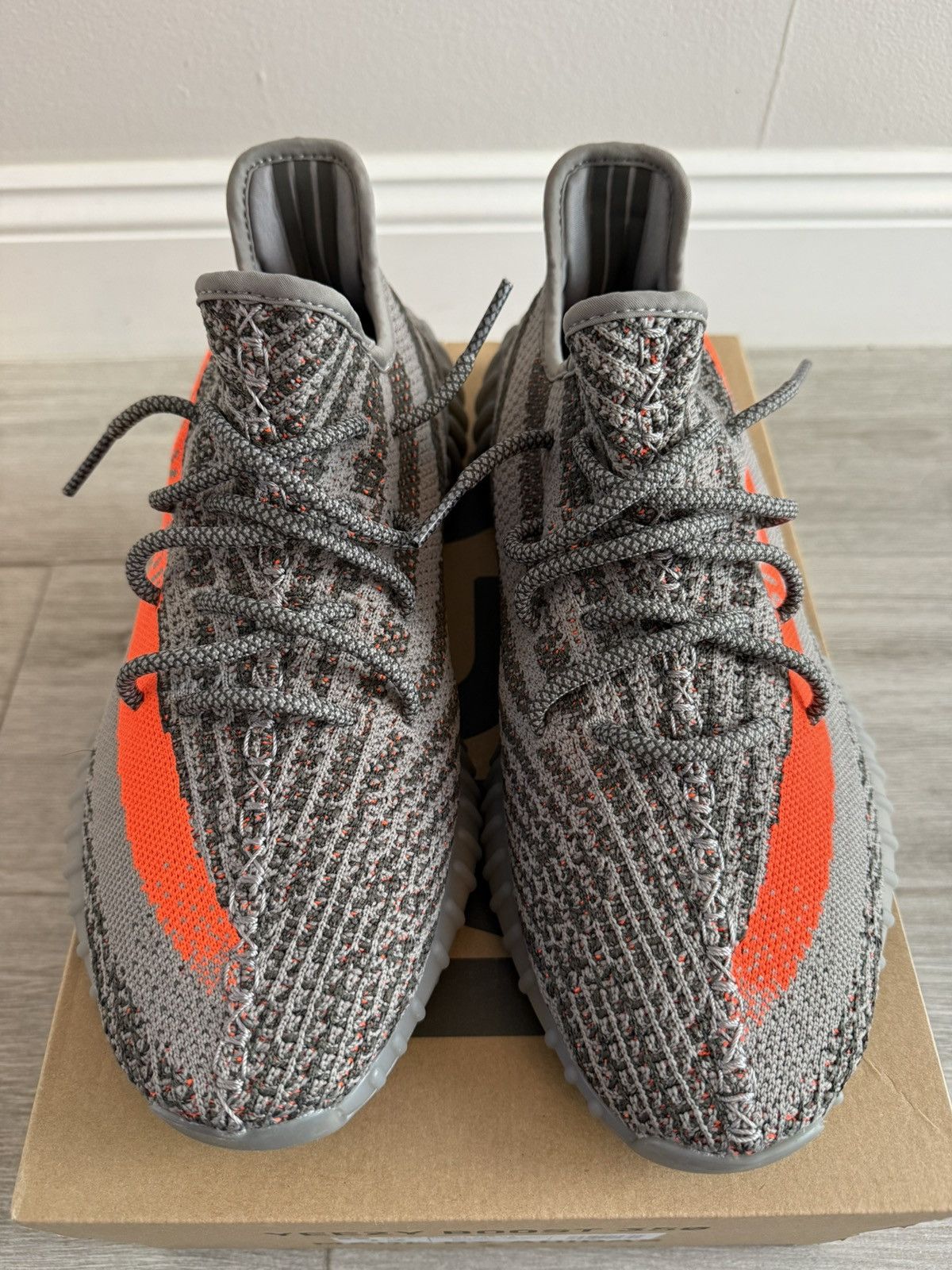Adidas ADIDAS Yeezy Boost 350 V2 Beluga Reflective Grey Red Sz 12 Size US 12 / EU 45 - 5 Thumbnail