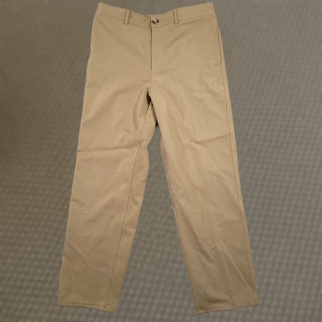 Express VINTAGE Express X Rachel Zoe Pants Women's 32X30 33X28.5Tan Editor High Rise Twill Dress Pants (Regular) Womens Size 24" / US 00 / IT 34 - 1 Thumbnail