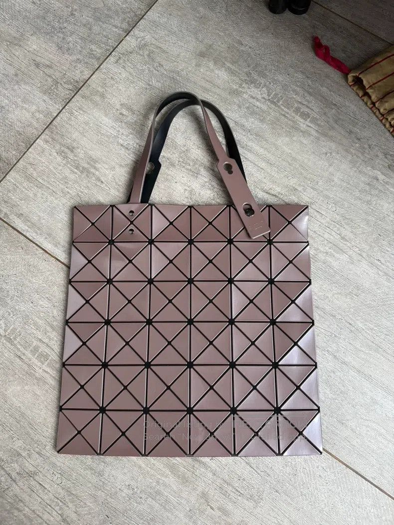 Issey Miyake Issey Miyake Milk Tea Color Six-Grid Shoulder Bag Size ONE SIZE - 5 Thumbnail