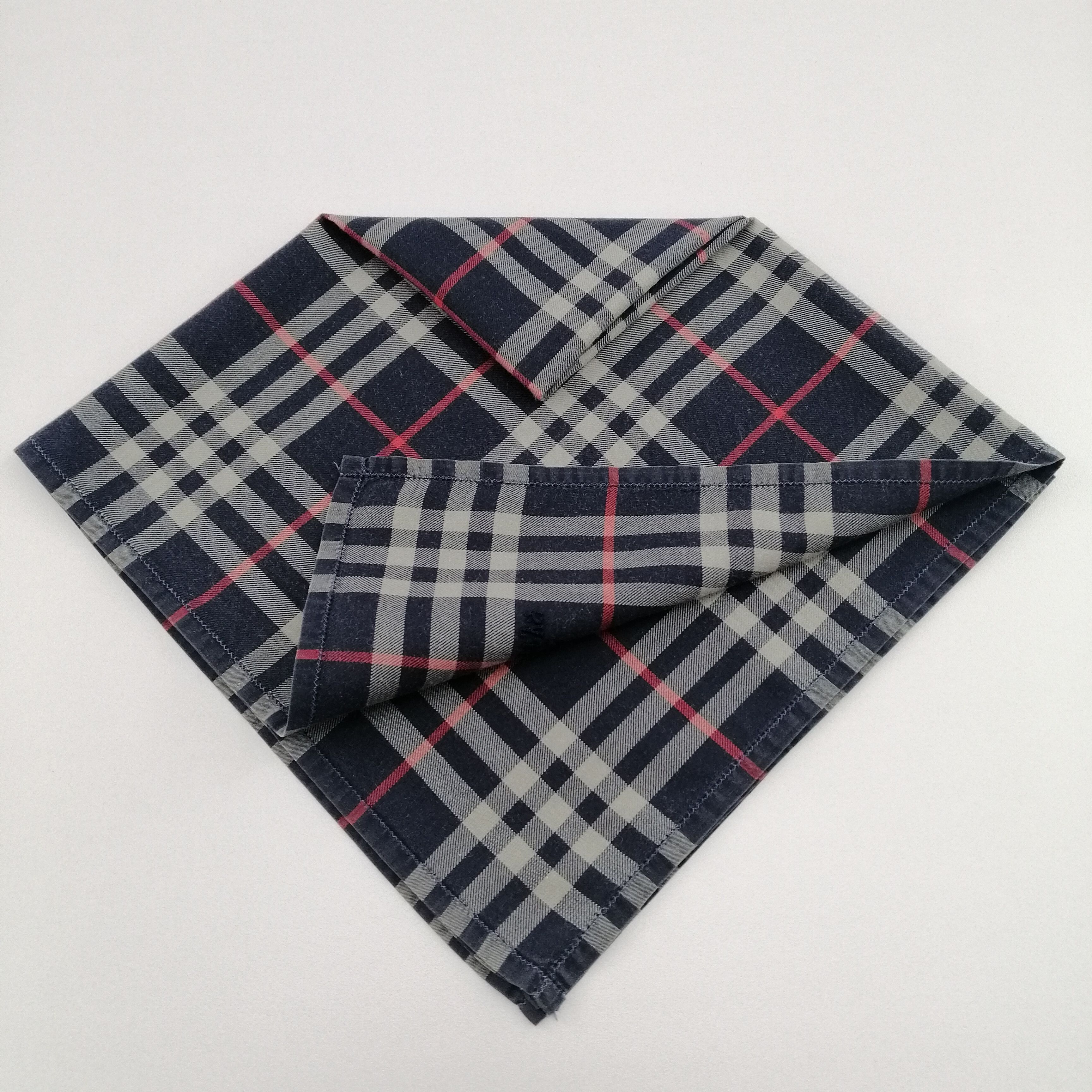 Burberry × Vintage Burberry Handkerchief/Neckerchief/Bandana-KD3023 Size ONE SIZE - 4 Thumbnail