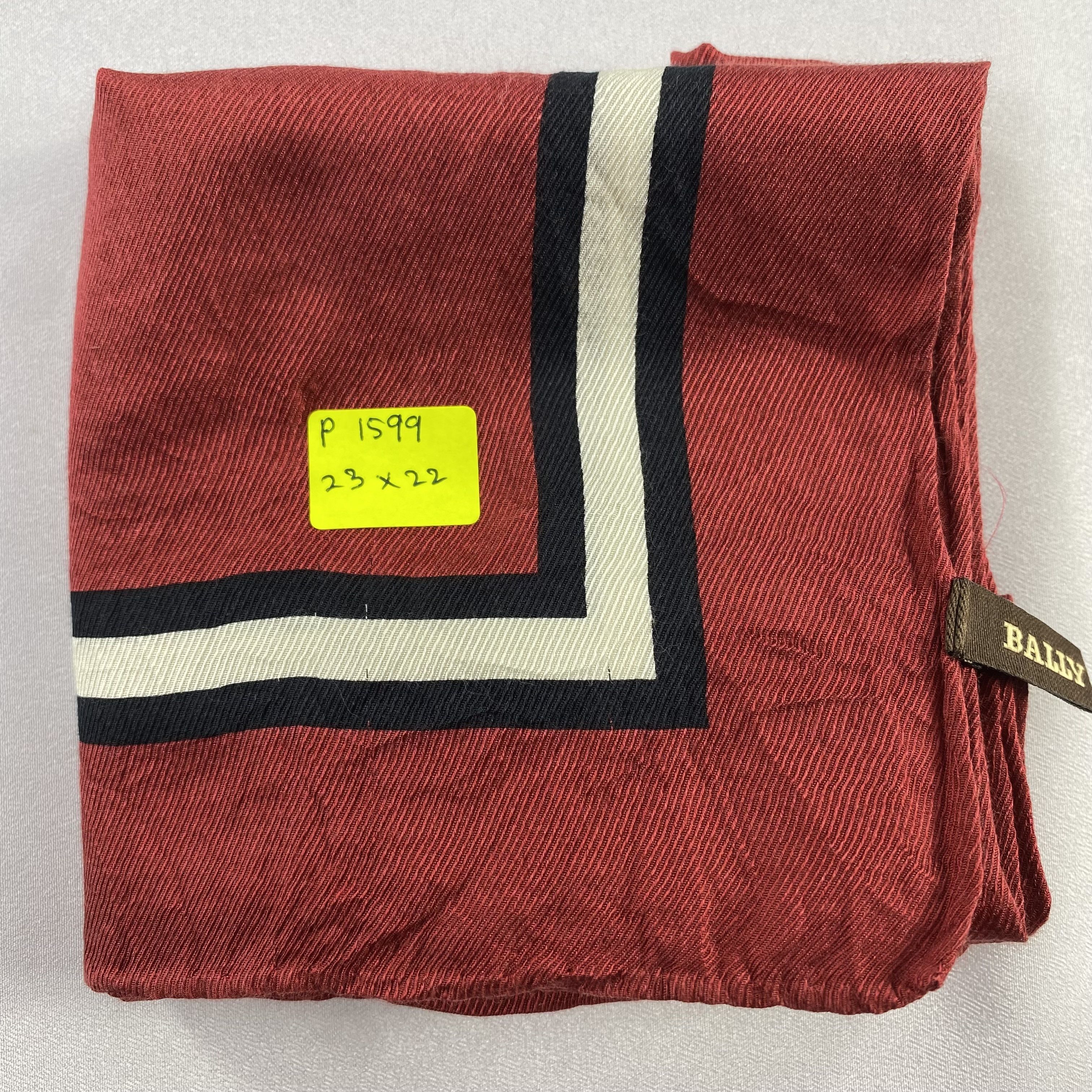 Bally × Vintage Bally Neckerchief / Bandana / Handkerchief-P1599 Size ONE SIZE - 6 Thumbnail