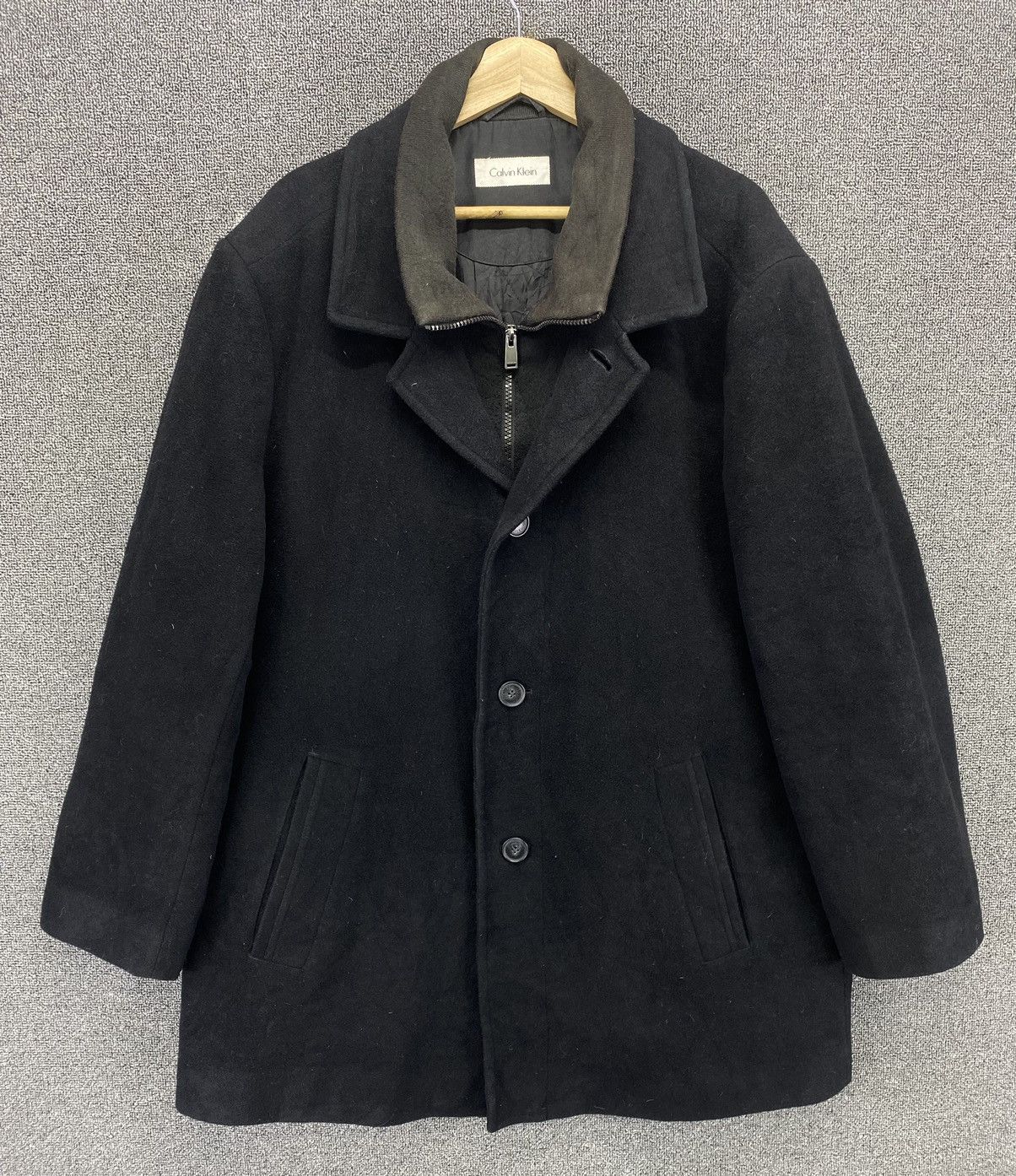 Calvin Klein Vintage Calvin Klein Wool Jacket Size US L / EU 52-54 / 3 - 1 Thumbnail