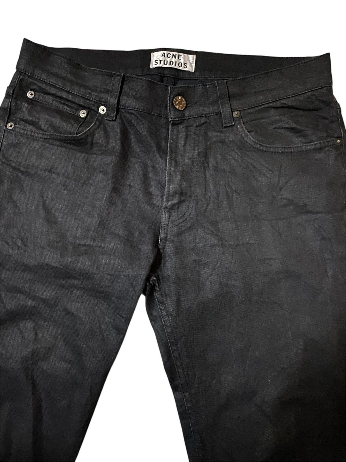 Acne Studios Acne Studios Super Black Jeans Size US 32 / EU 48 - 2 Thumbnail