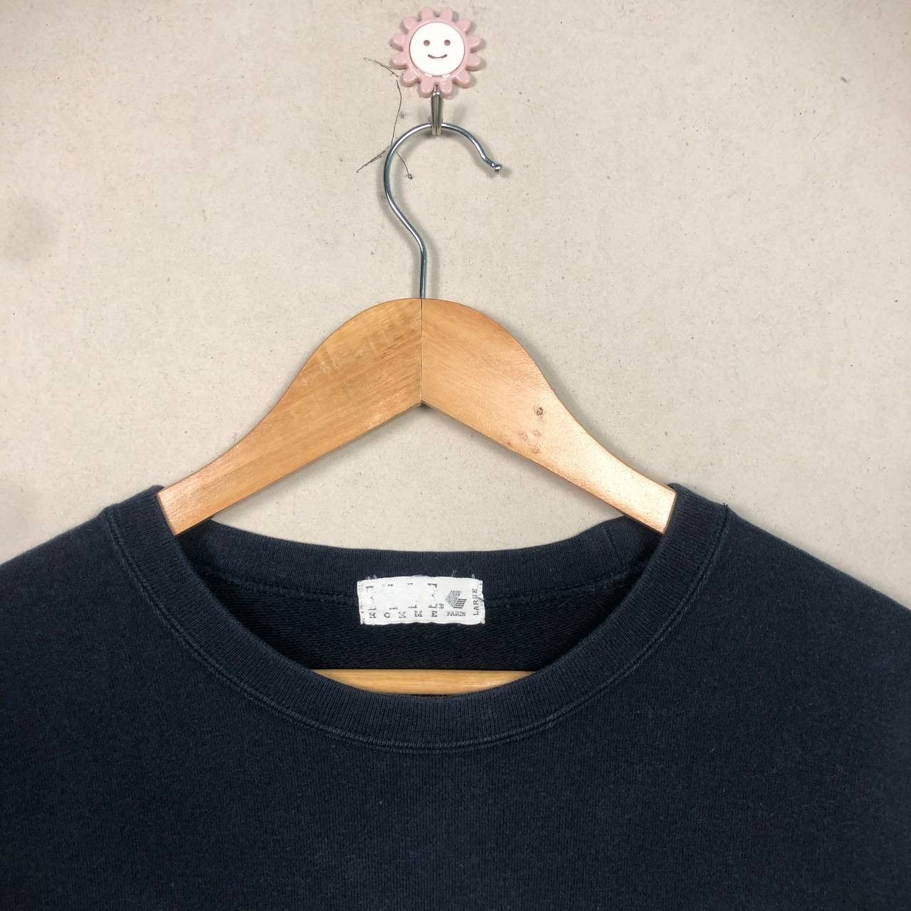 Other Vintage 90s ELLE Big E Logo Stripe Sweatshirt Jumper Size US L / EU 52-54 / 3 - 5 Thumbnail