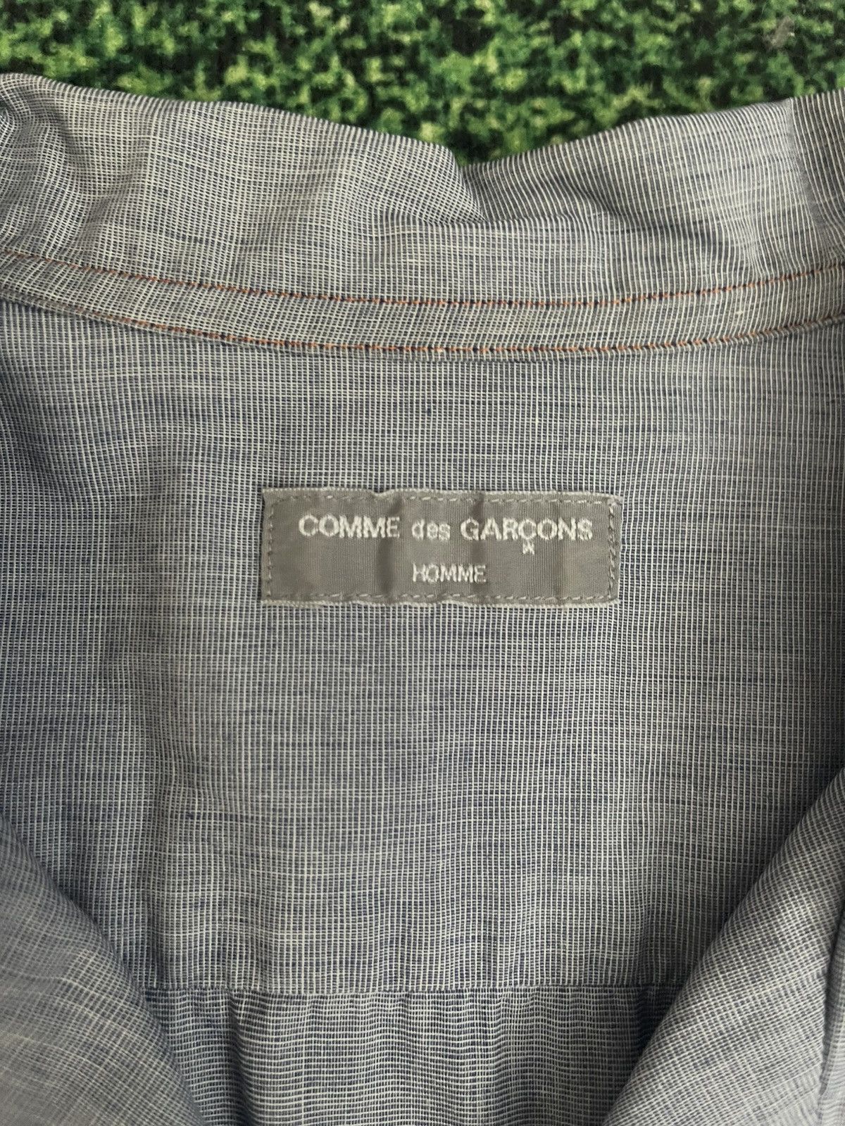 Comme des Garcons Homme Comme Des Garçon 2001 Split Logo Shirt Size US L / EU 52-54 / 3 - 3 Thumbnail