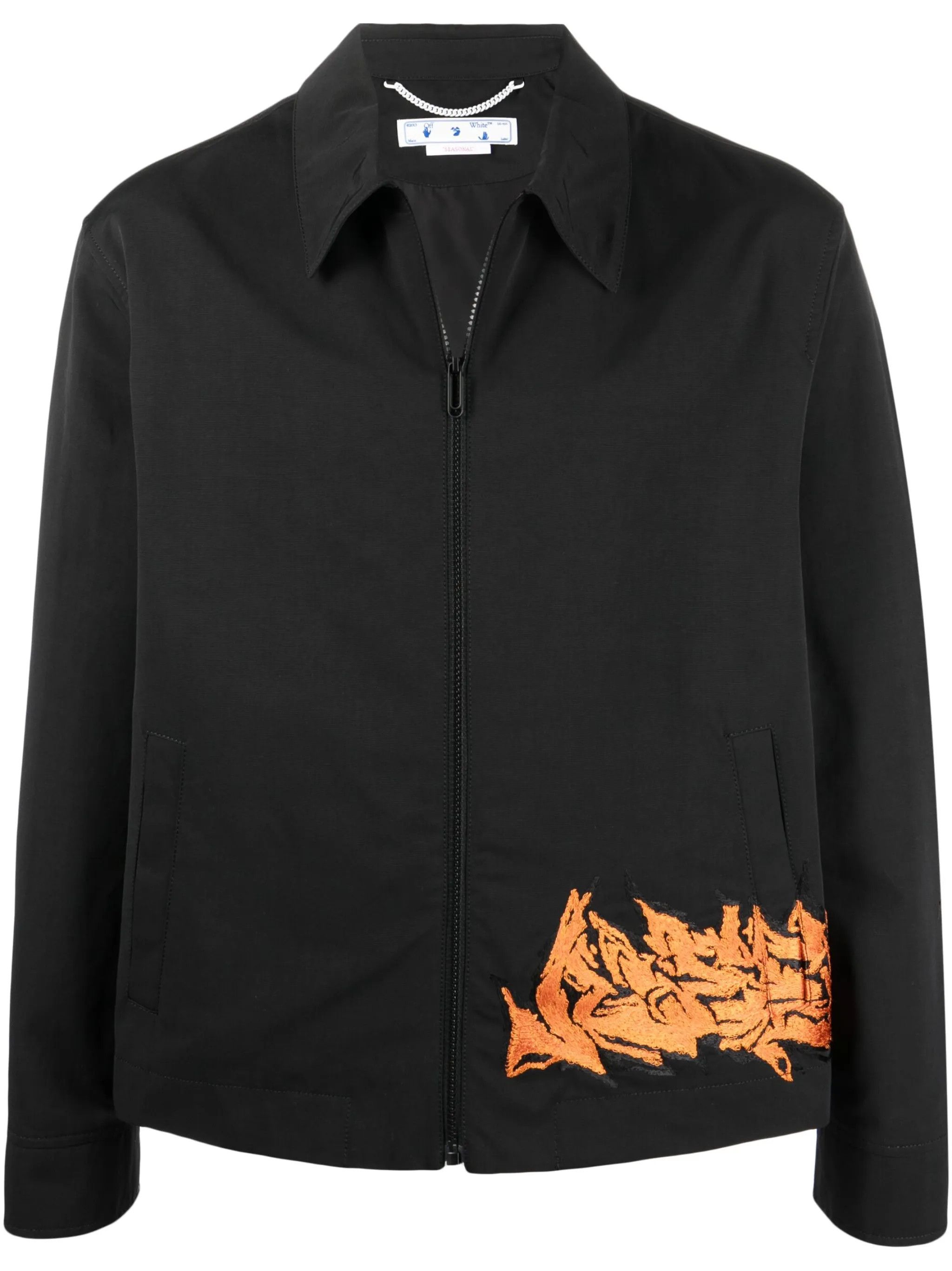 Off-White o1gr1nt0125 Neen Jacket in Black Size US L / EU 52-54 / 3 - 1 Thumbnail