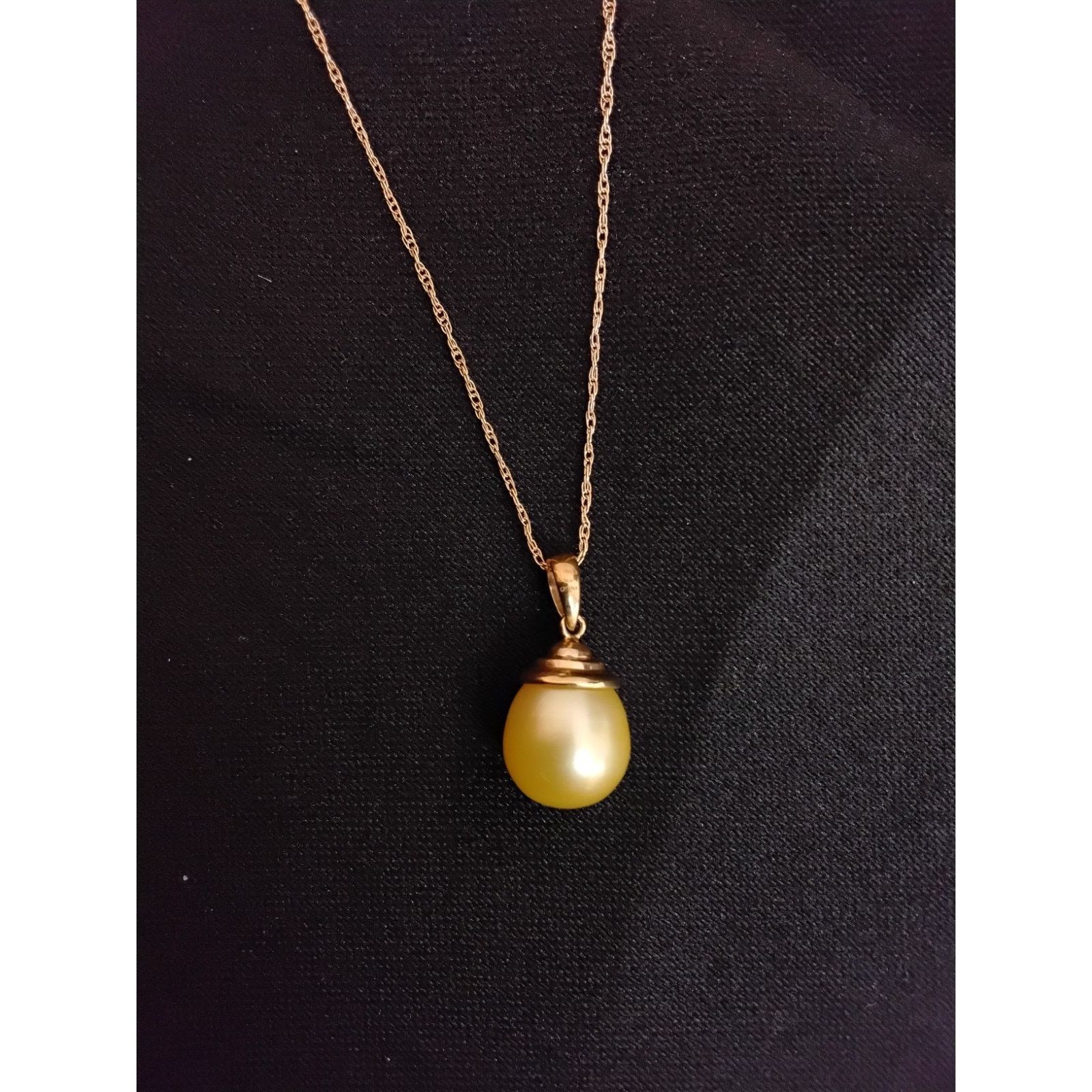 Other 14K Gold Pearl Pendent and Necklace Size ONE SIZE - 2 Thumbnail