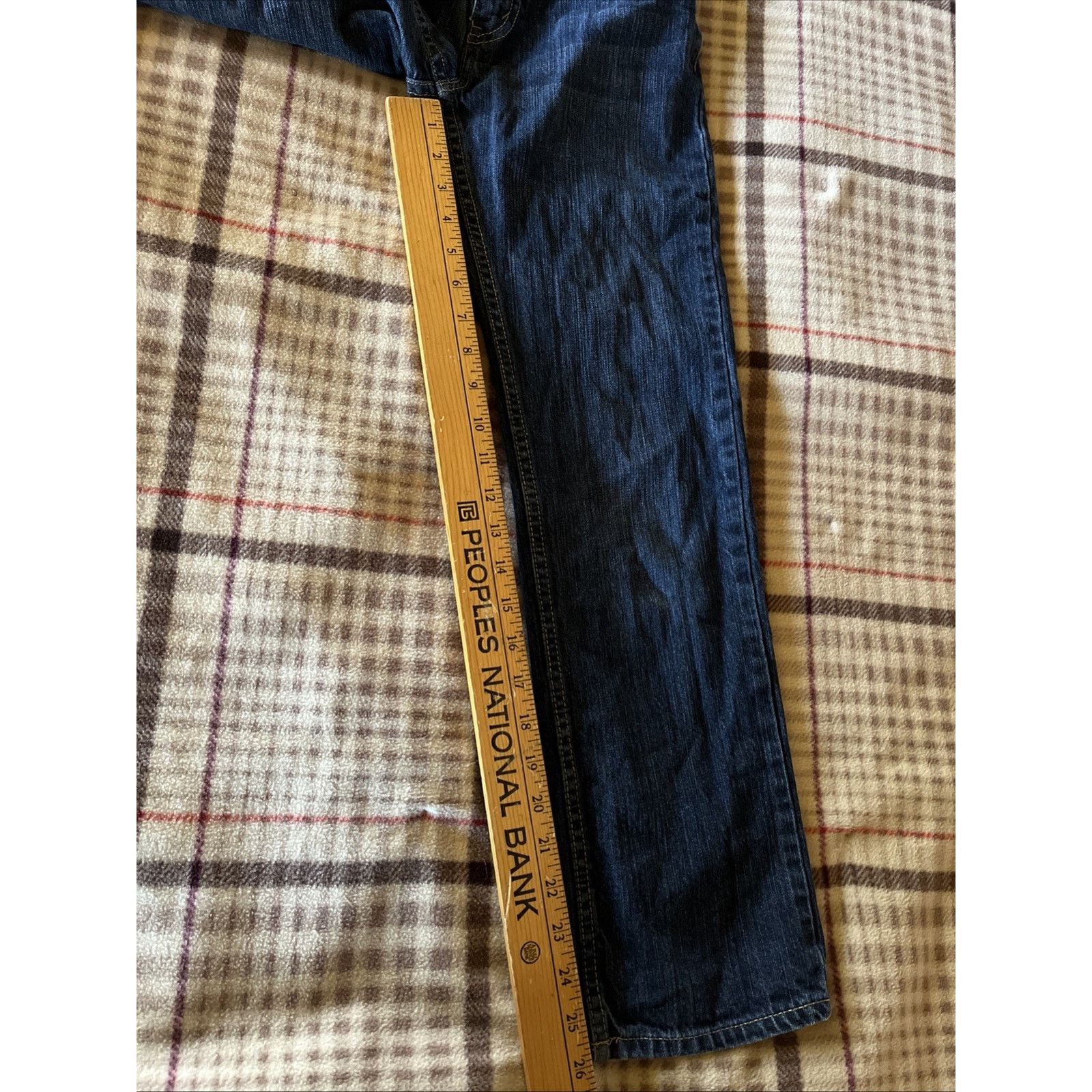 Levi's Levi's 505 Regular Straight Leg 14 Slim 26x26 Med Wash Blue Size US 26 / EU 42 - 6 Thumbnail