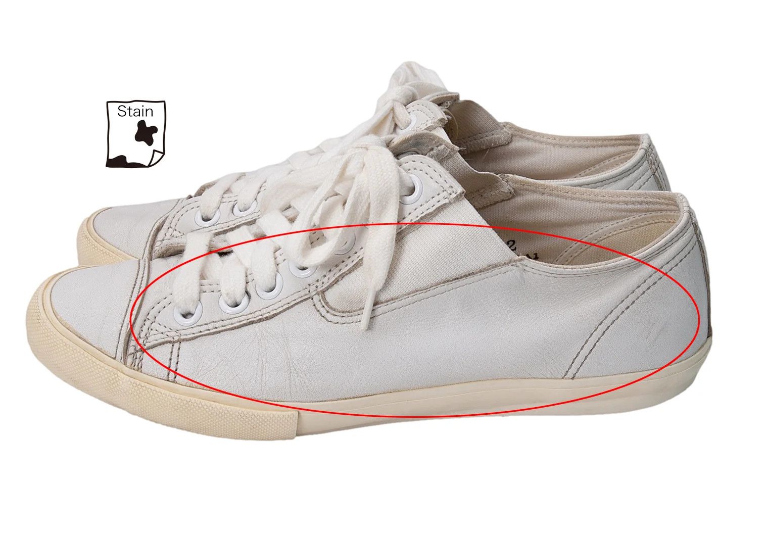 Yohji Yamamoto Yohji Yamamoto Low-Cut Leather Sneakers White Size US 9 / EU 42 - 3 Thumbnail