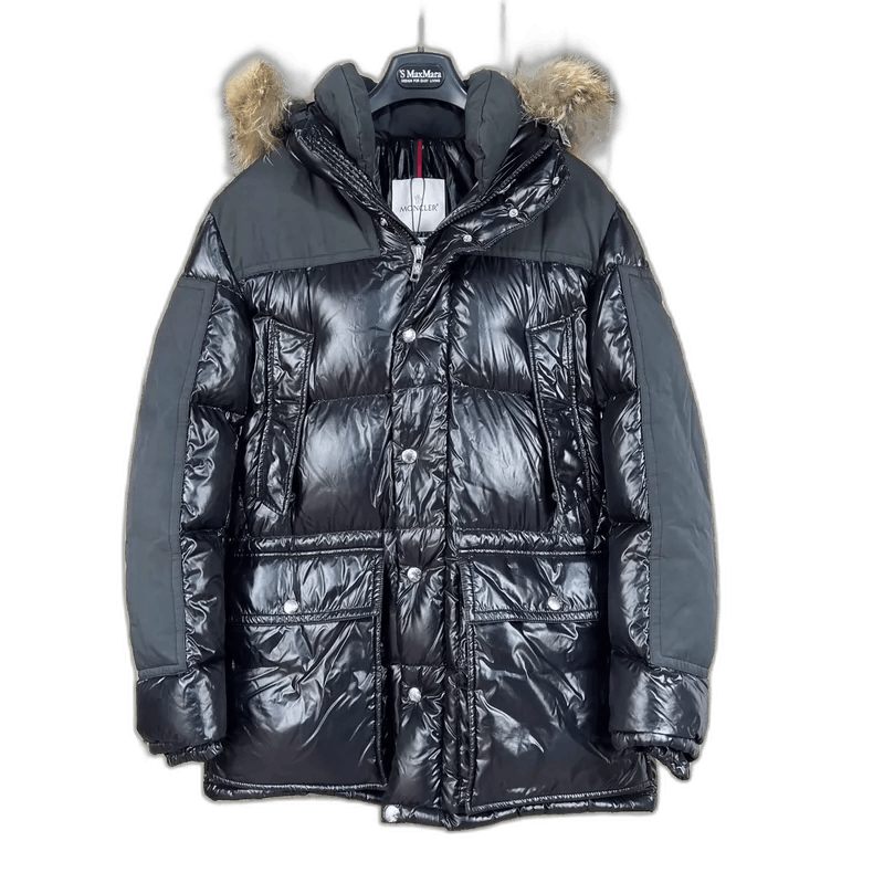 Moncler Moncler Frey Series Down Jacket with Fur Collar Size US M / EU 48-50 / 2 - 1 Thumbnail