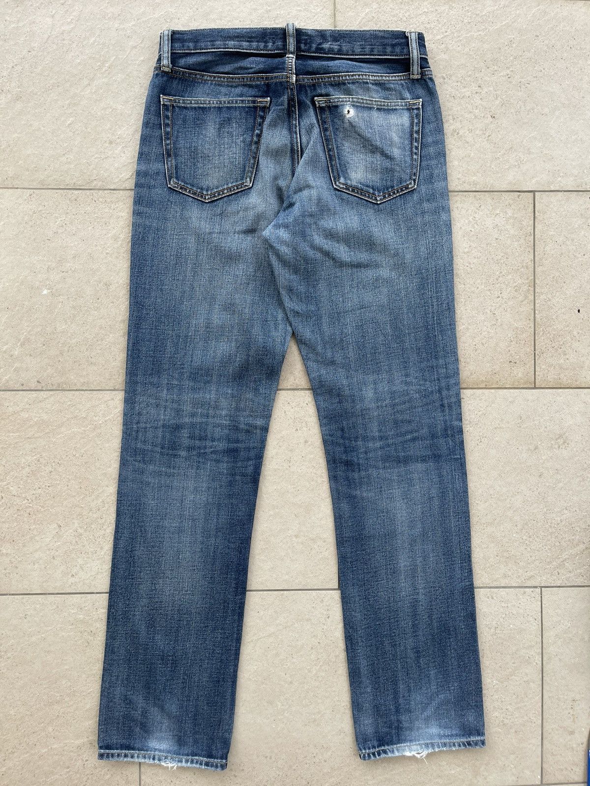 Japanese Brand × Uniqlo 🔥 Japanase Brands Uniqlo Distressed Denim W30🔥 Size US 30 / EU 46 - 9 Thumbnail
