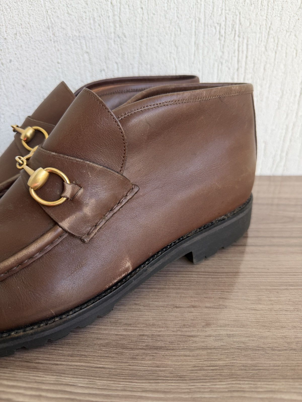 Gucci Tom ford Horsebit loafer Boots Size US 12 / EU 45 - 8 Thumbnail