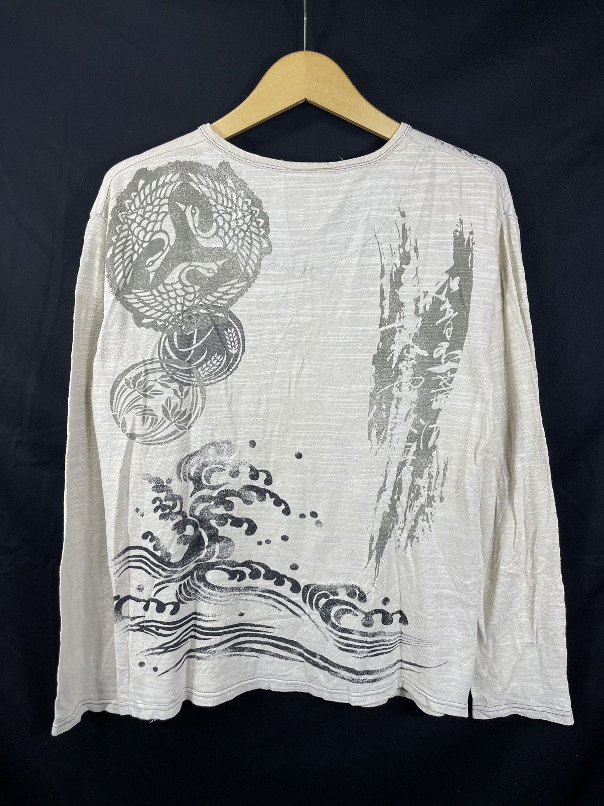 Japanese Brand SUKAJAN TRADITIONAL JAPANESE YAKUZA STYLED LONG SLEEVE Size US XL / EU 56 / 4 - 2 Thumbnail