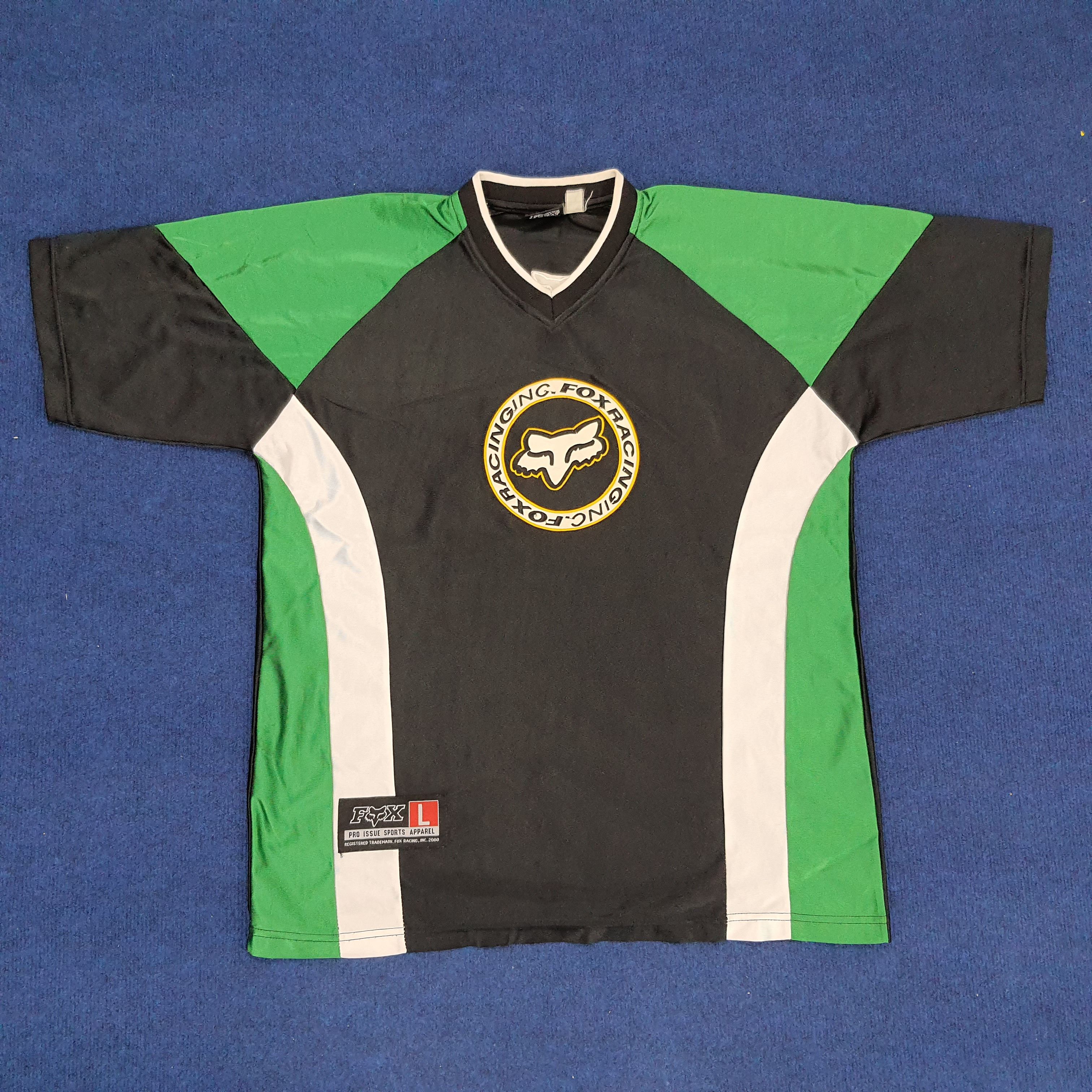 Fox Racing × Vintage Vintage Fox Racing Sportwear Jersey Size US XL / EU 56 / 4 - 1 Thumbnail