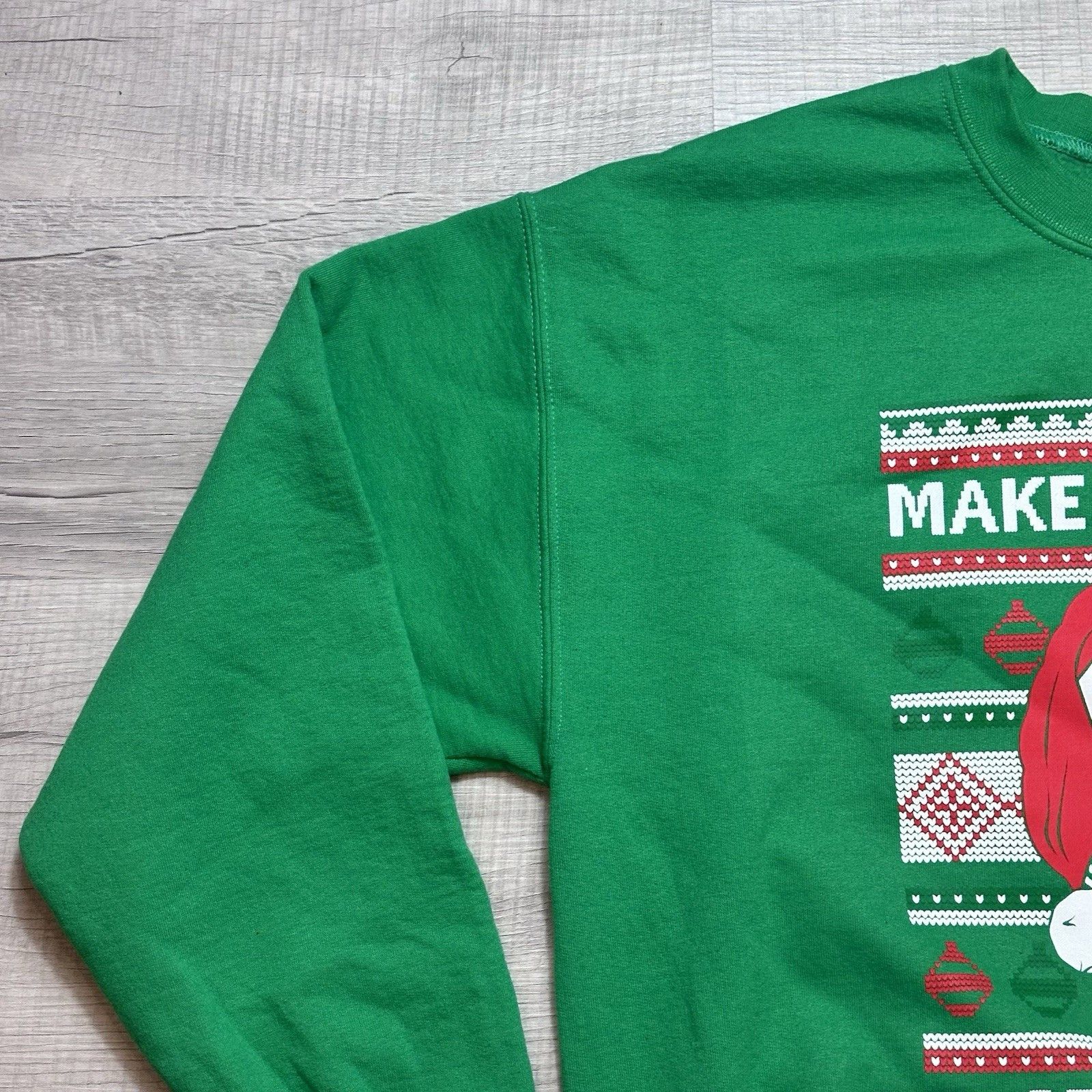 Gildan Make Christmas Great Again Sweatshirt President Trump Large Size US L / EU 52-54 / 3 - 6 Thumbnail