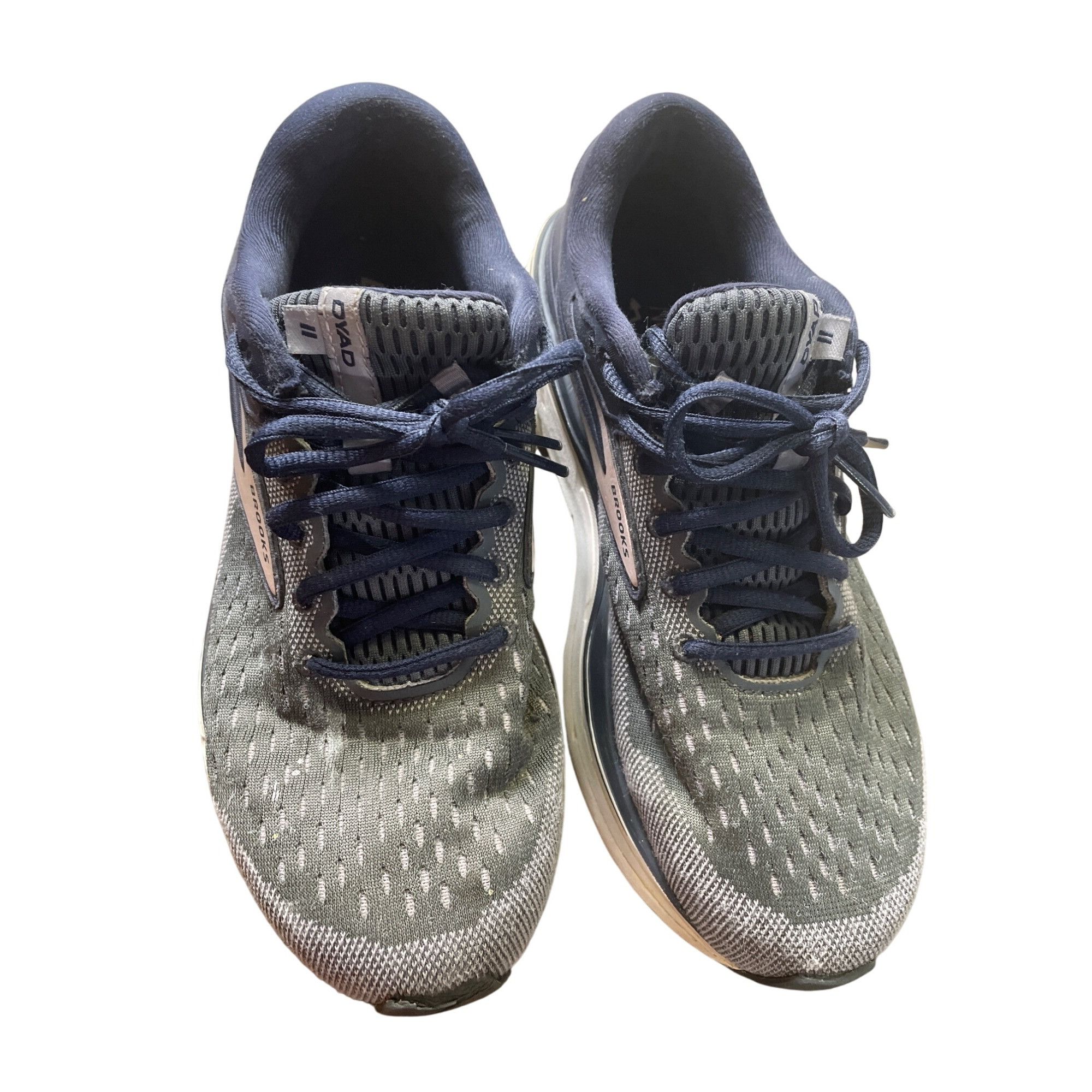 Brooks Brooks Dyad 11 Mens Gray Blue Running Shoes Sneakers Size 10 Size US 10 / EU 43 - 18 Thumbnail