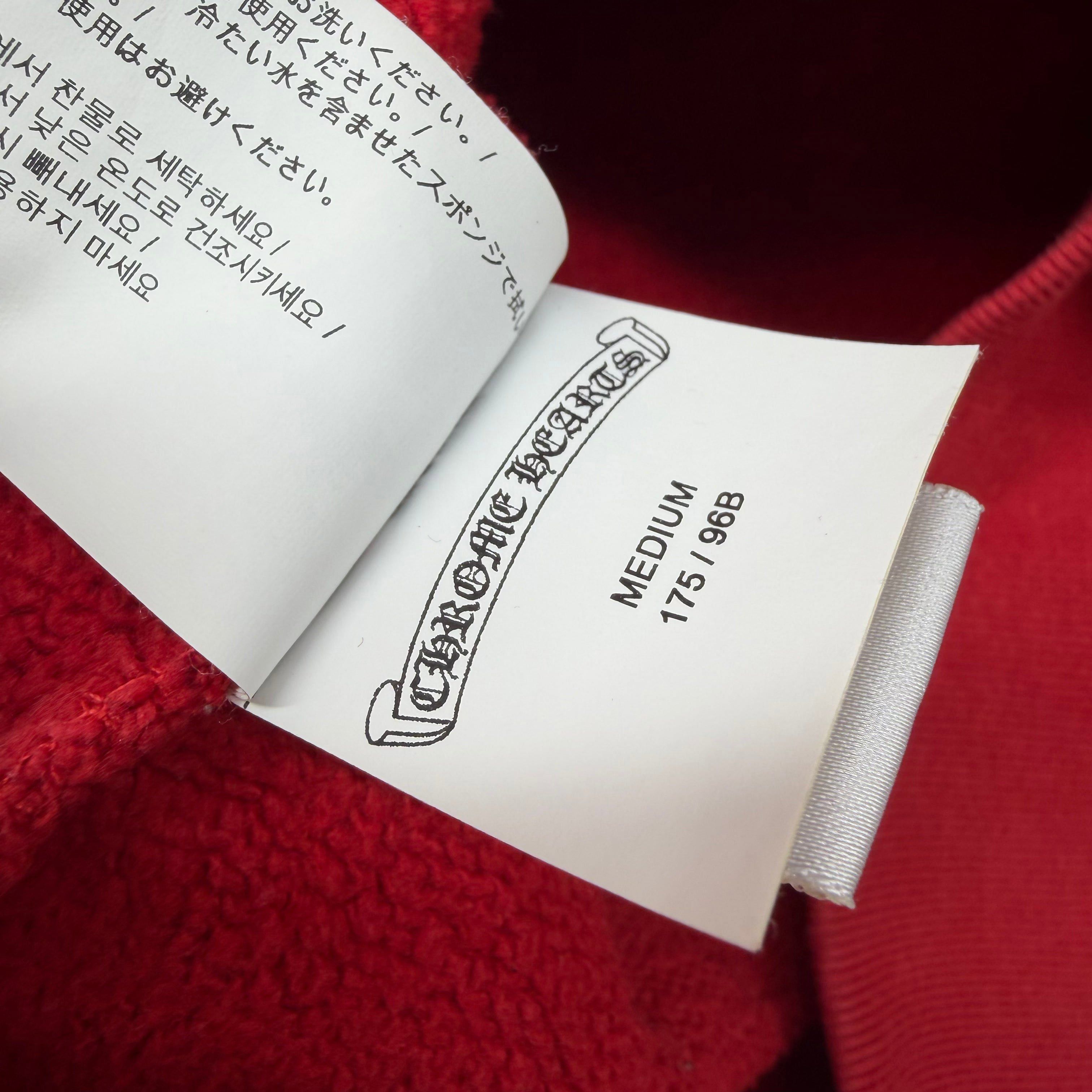 Chrome Hearts Chrome Hearts King Taco Triple Cross Red Crewneck M Size US M / EU 48-50 / 2 - 8 Thumbnail