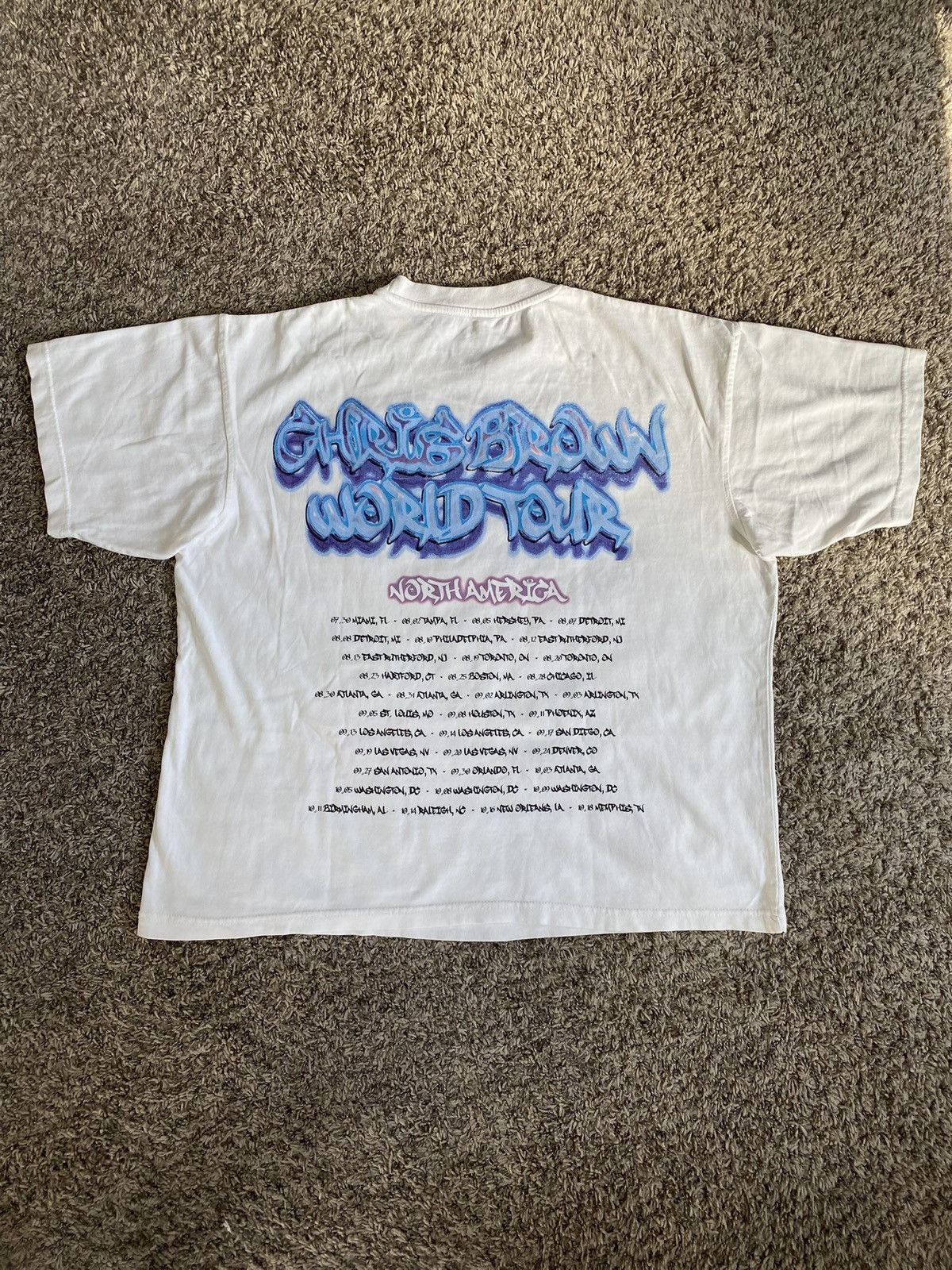 Other Chris Brown ‘Breezy Bowl XX’ T-Shirt Size US XL / EU 56 / 4 - 2 Thumbnail