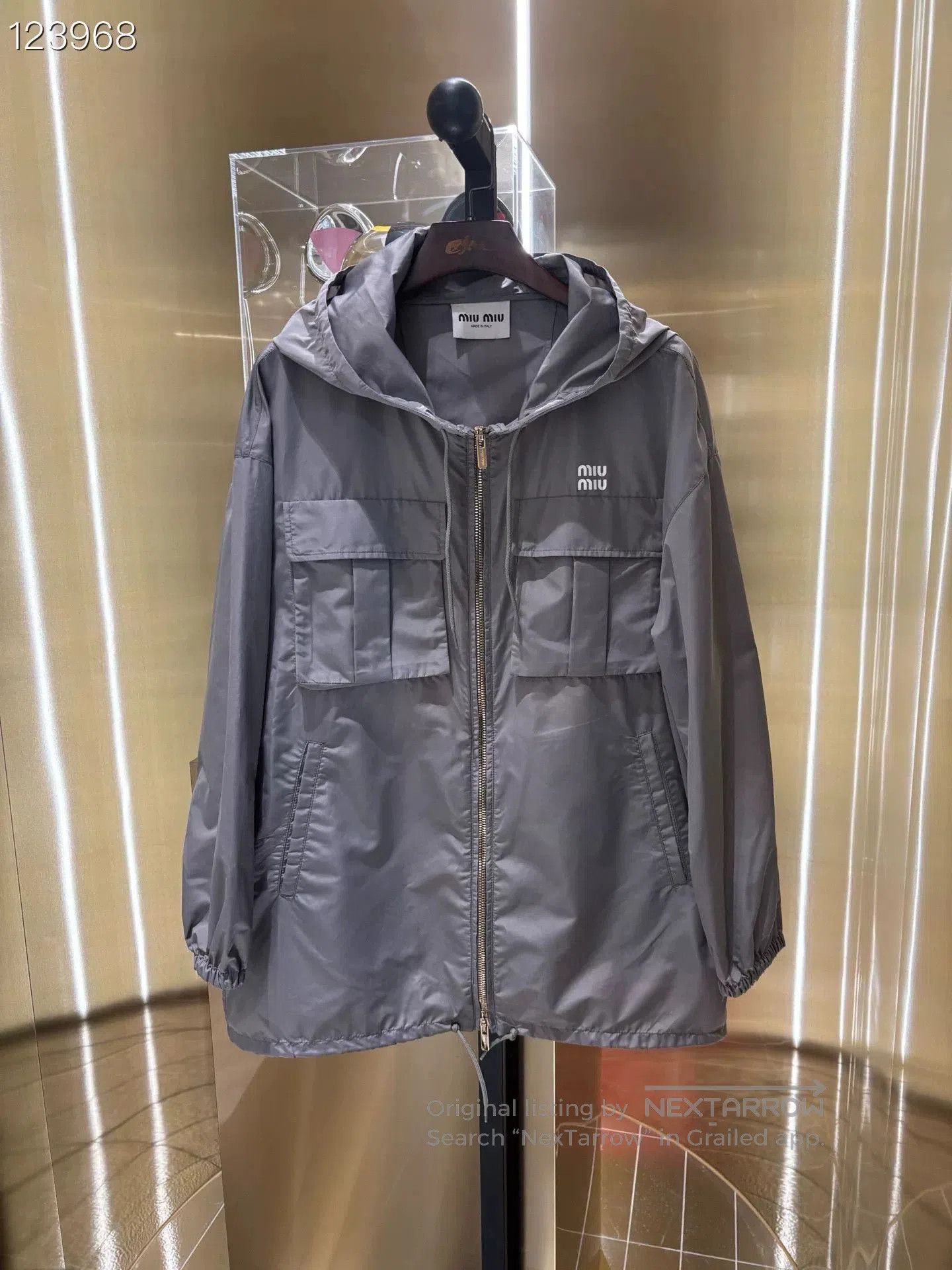 Miu Miu Miu Miu 24SS Gray Utility Jacket. Size S / US 4 / IT 40 - 1 Thumbnail