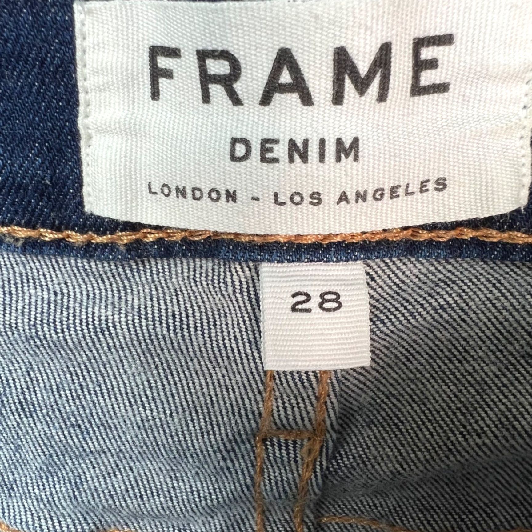 Frame FRAME Jeans Women's 28 Le Skinny De Jeanne Mid Rise Stretch Denim Pants Blue 5-Pocket Design Size 28" / US 6 / IT 42 - 3 Thumbnail