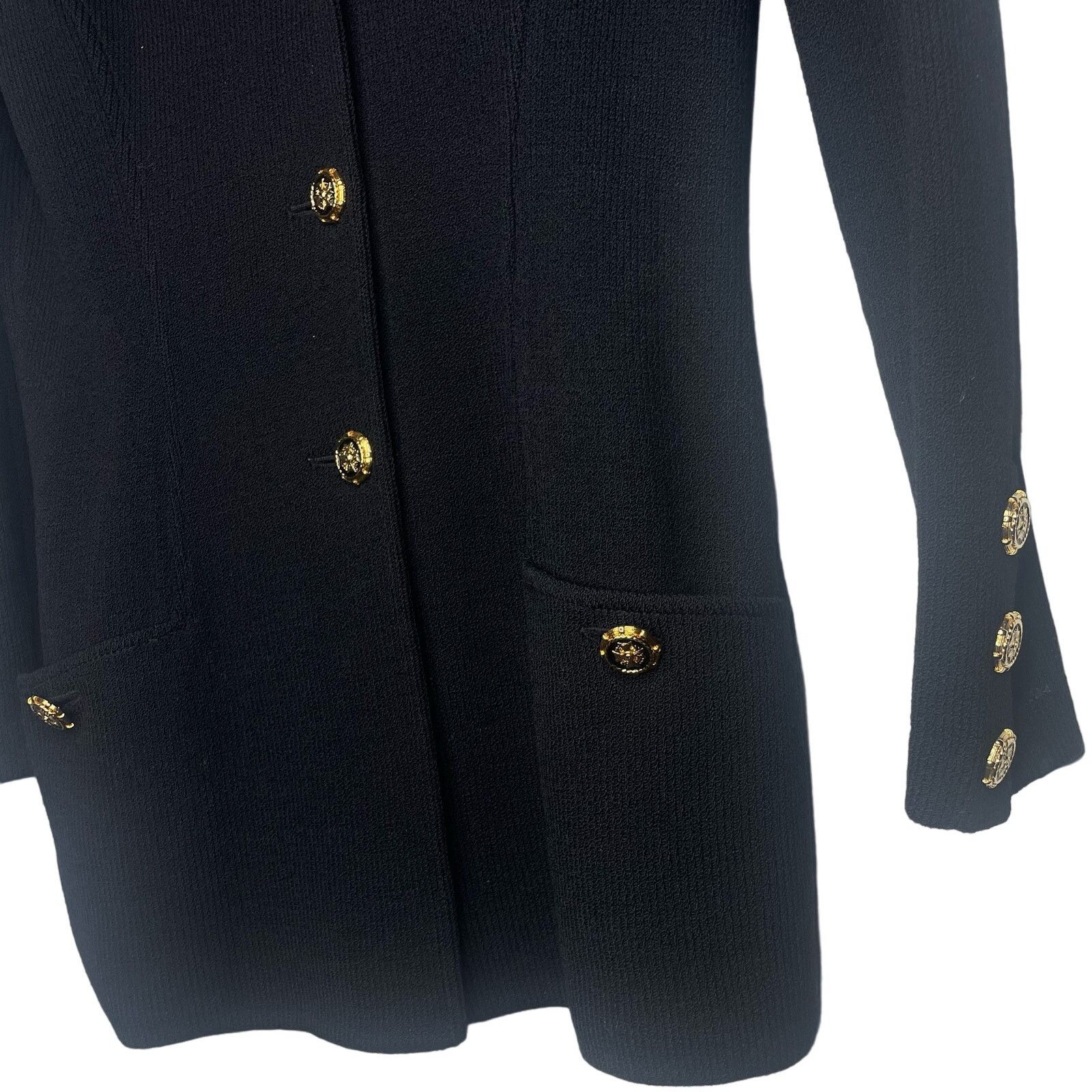 St. John ST. JOHN Collection Knit Blazer Jacket Size XS / US 0-2 / IT 36-38 - 7 Thumbnail