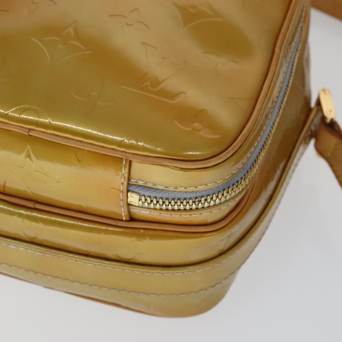 Louis Vuitton LOUIS VUITTON Monogram Vernis Wooster Shoulder Bag Gris Size ONE SIZE - 14 Thumbnail