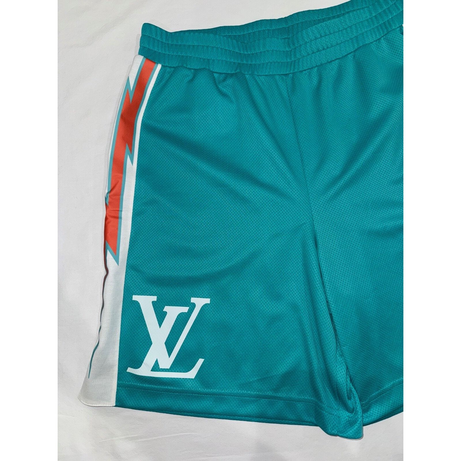 Louis Vuitton Louis Vuitton Amen Break Mint Miami Dolphins Blue LV Size US 32 / EU 48 - 4 Thumbnail
