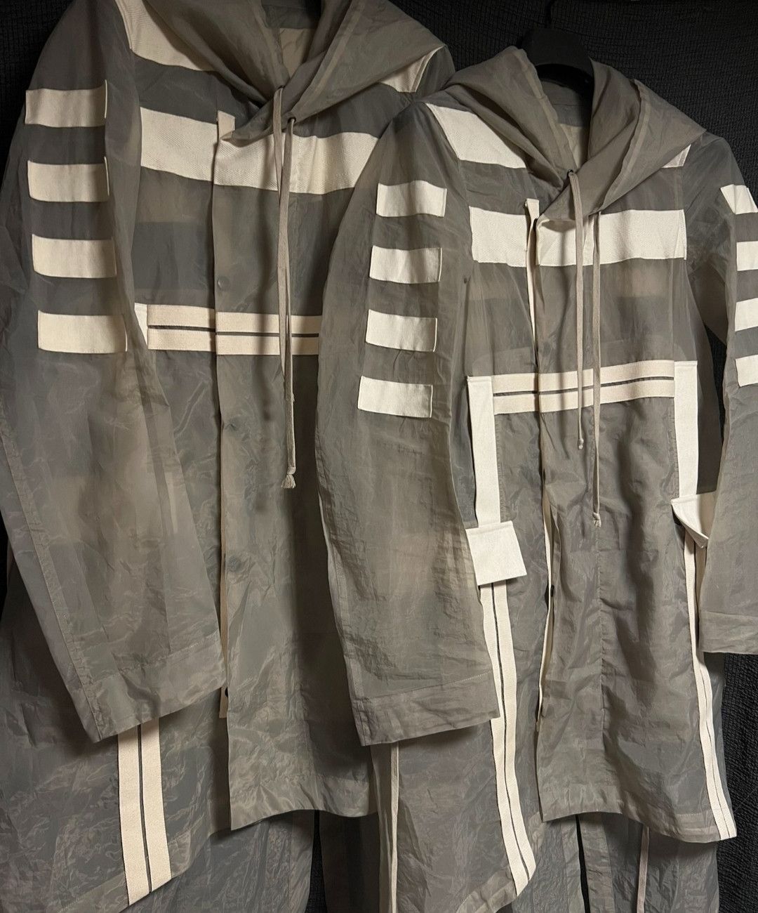 Rick Owens Rick Owens 13ss show sheer webbing fishtail coat Size US M / EU 48-50 / 2 - 9 Thumbnail