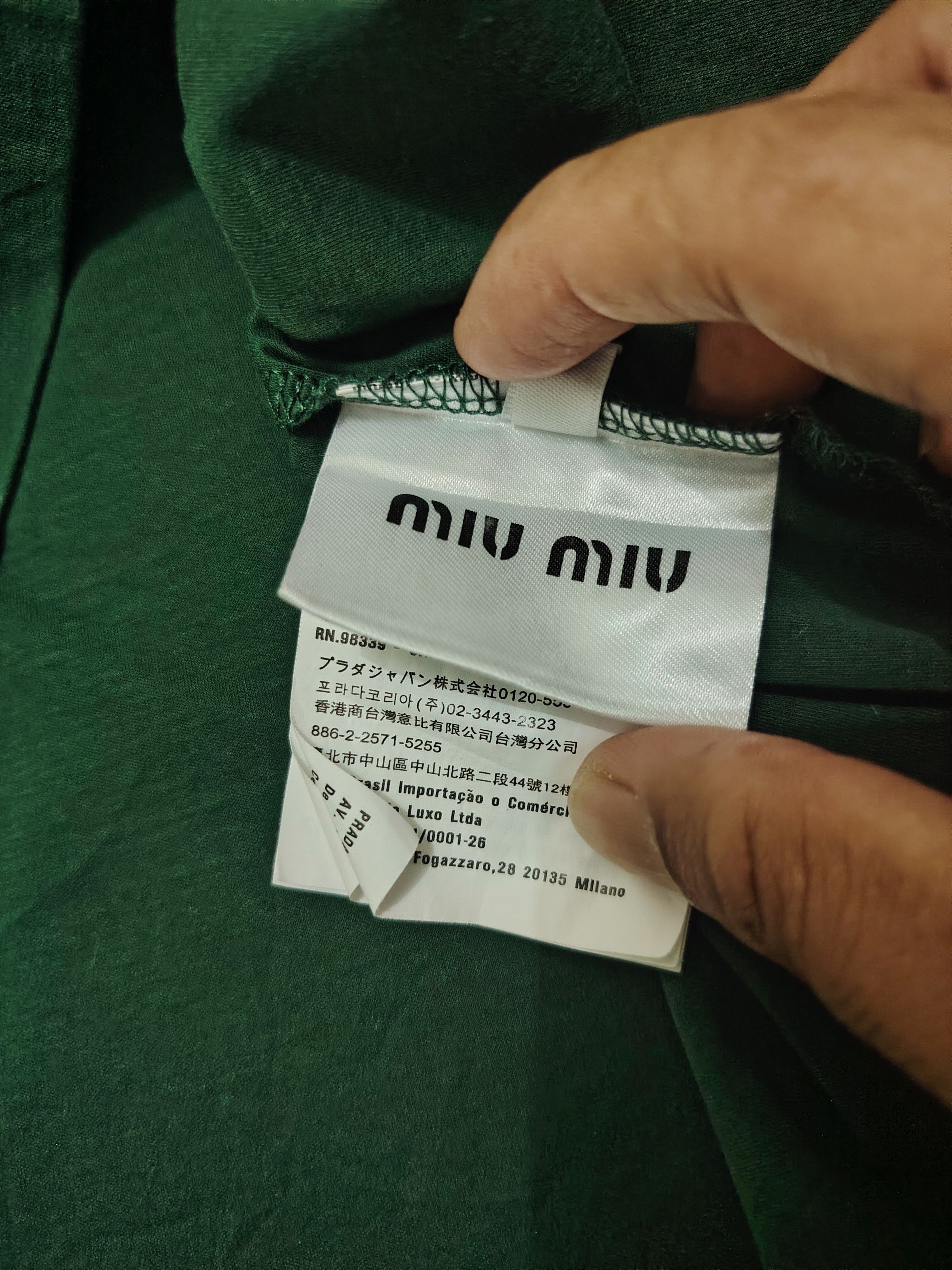 Miu Miu Miu miu Embroidered logos Size M / US 6-8 / IT 42-44 - 7 Thumbnail