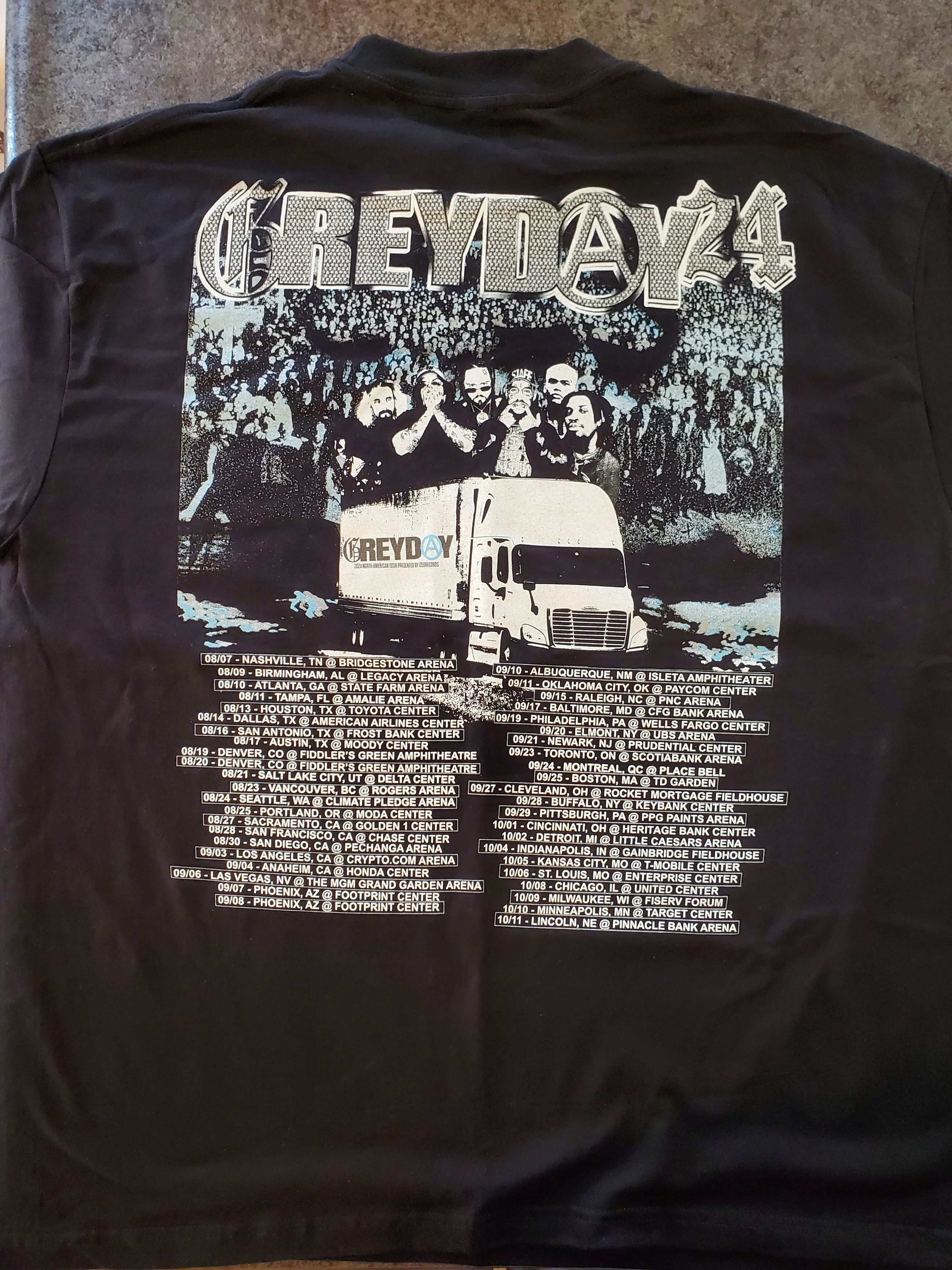 G59 Records Suicideboys Bank of Grey T shirt / Grey Day 2024 NEW Size US L / EU 52-54 / 3 - 3 Thumbnail
