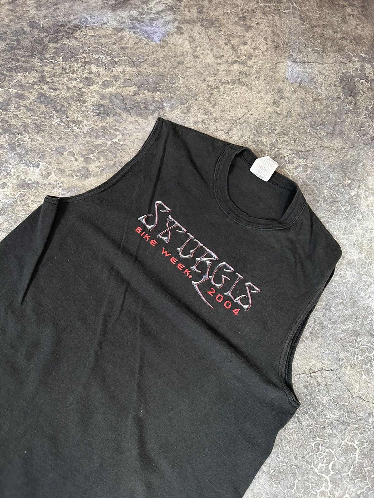 Vintage Vintage Sturgis Bike Week Cutoff Tee Size US L / EU 52-54 / 3 - 3 Thumbnail