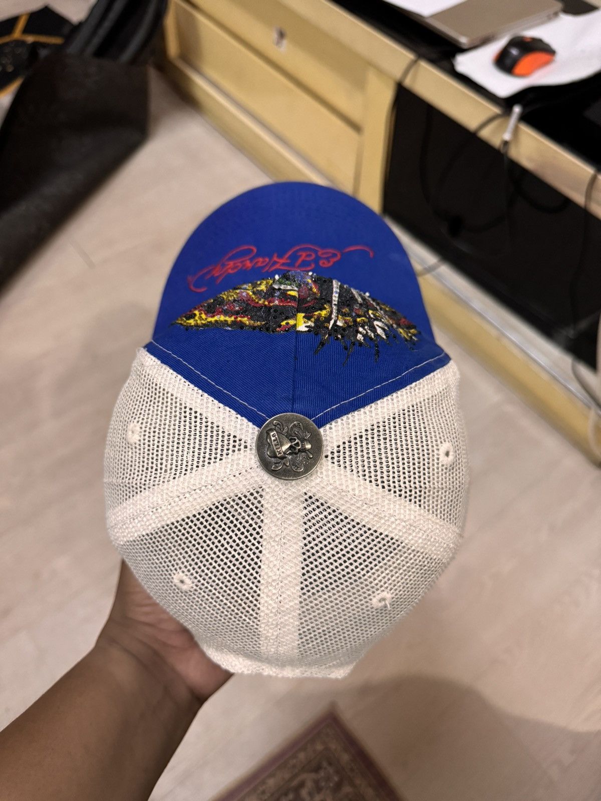 Ed Hardy Ed Hardy Tiger Tattoo Sukajan Trucker Snapback Size ONE SIZE - 4 Thumbnail