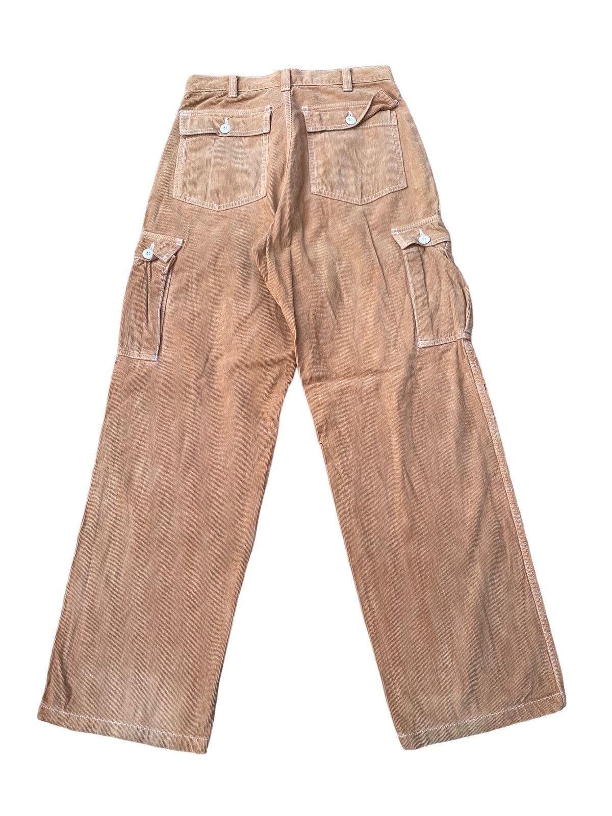Schott Vintage Schott NYC Curduroy Cargo Pant Size US 29 - 2 Thumbnail